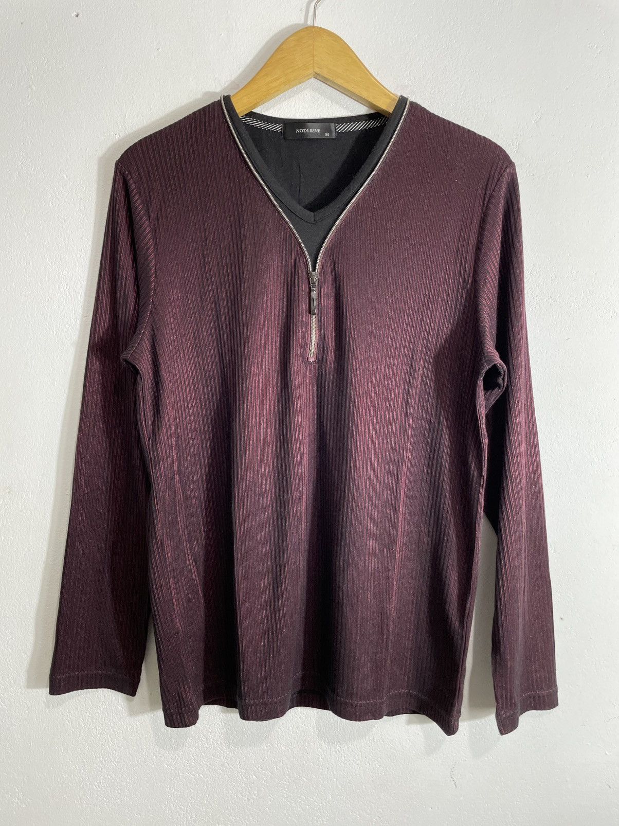 If Six Was Nine Nota Bene Double layer longsleeve punk gothic ifsix style Size US M / EU 48-50 / 2 - 1 Thumbnail