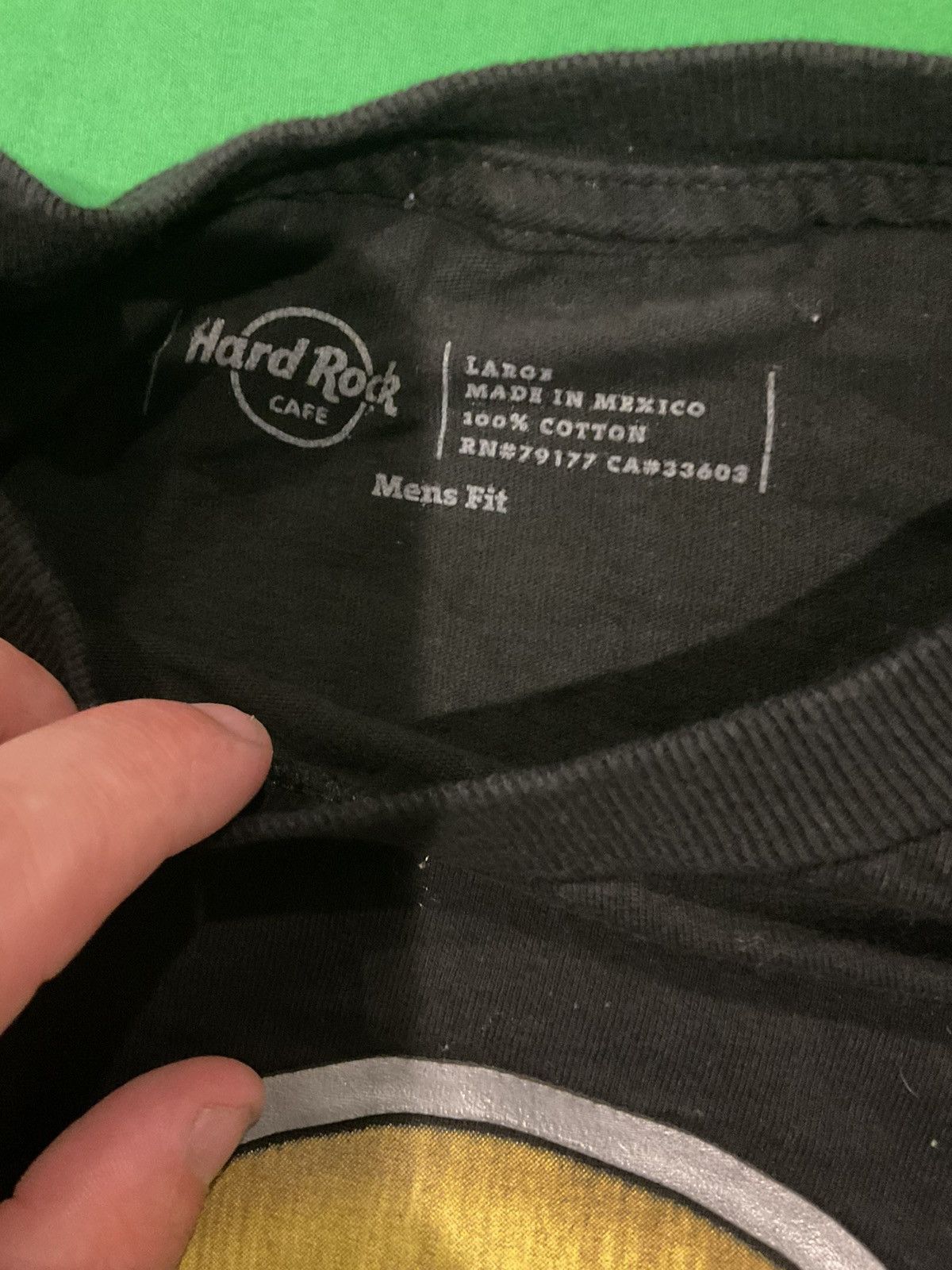 Hard Rock Cafe × Vintage Hard Rock Cafe New York black t-shirt Size US L / EU 52-54 / 3 - 2 Thumbnail