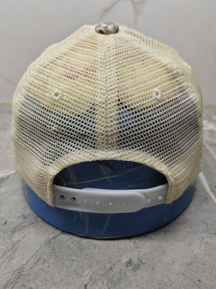 Japanese Brand Vintage Maru Jeans Traditional University Trucker Cap Hat Size ONE SIZE - 4 Thumbnail