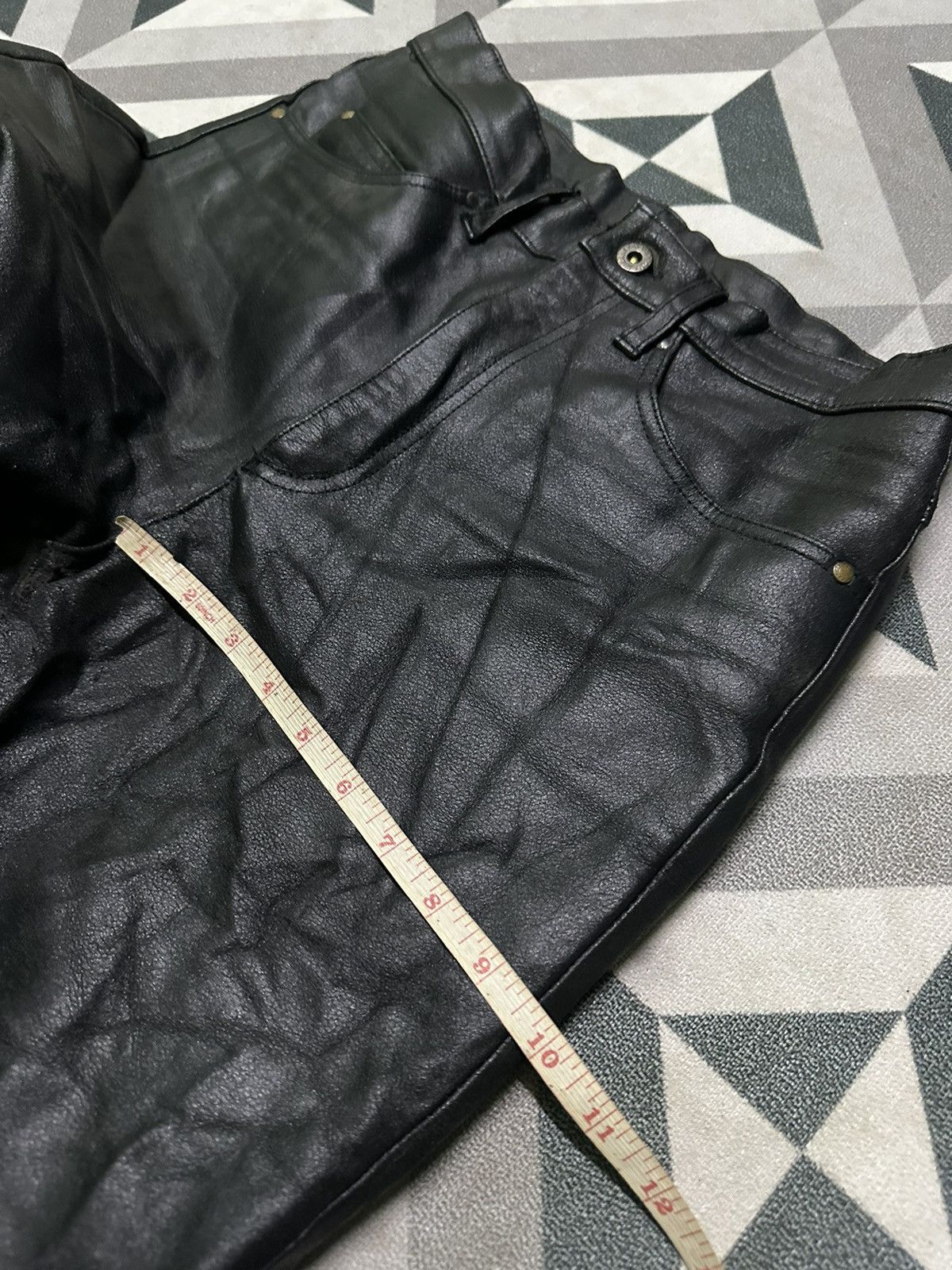 Leather Harley davidson leather pants Size US 30 / EU 46 - 14 Thumbnail