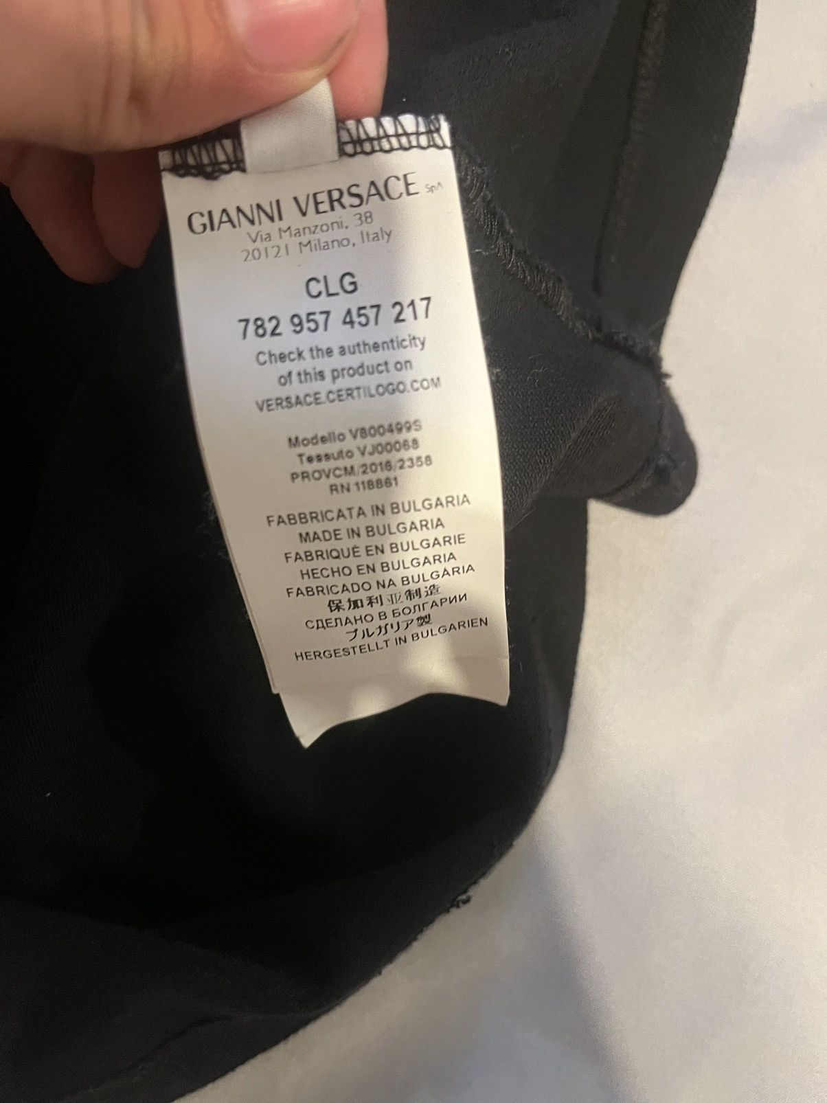 Versace Versace Black Polo Size US XL / EU 56 / 4 - 6 Thumbnail