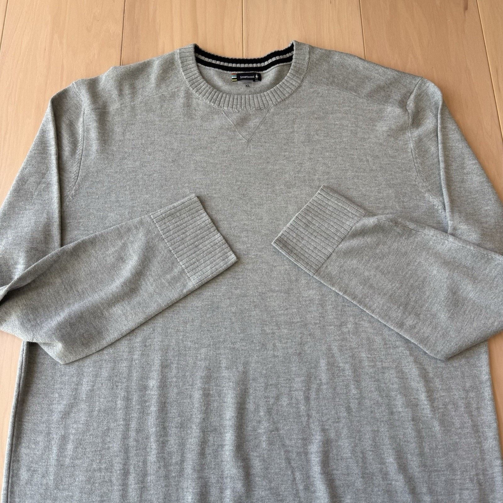 Smartwool Smartwool Sweater XL Gray Knit Polyester Wool Blend Size US XL / EU 56 / 4 - 4 Thumbnail