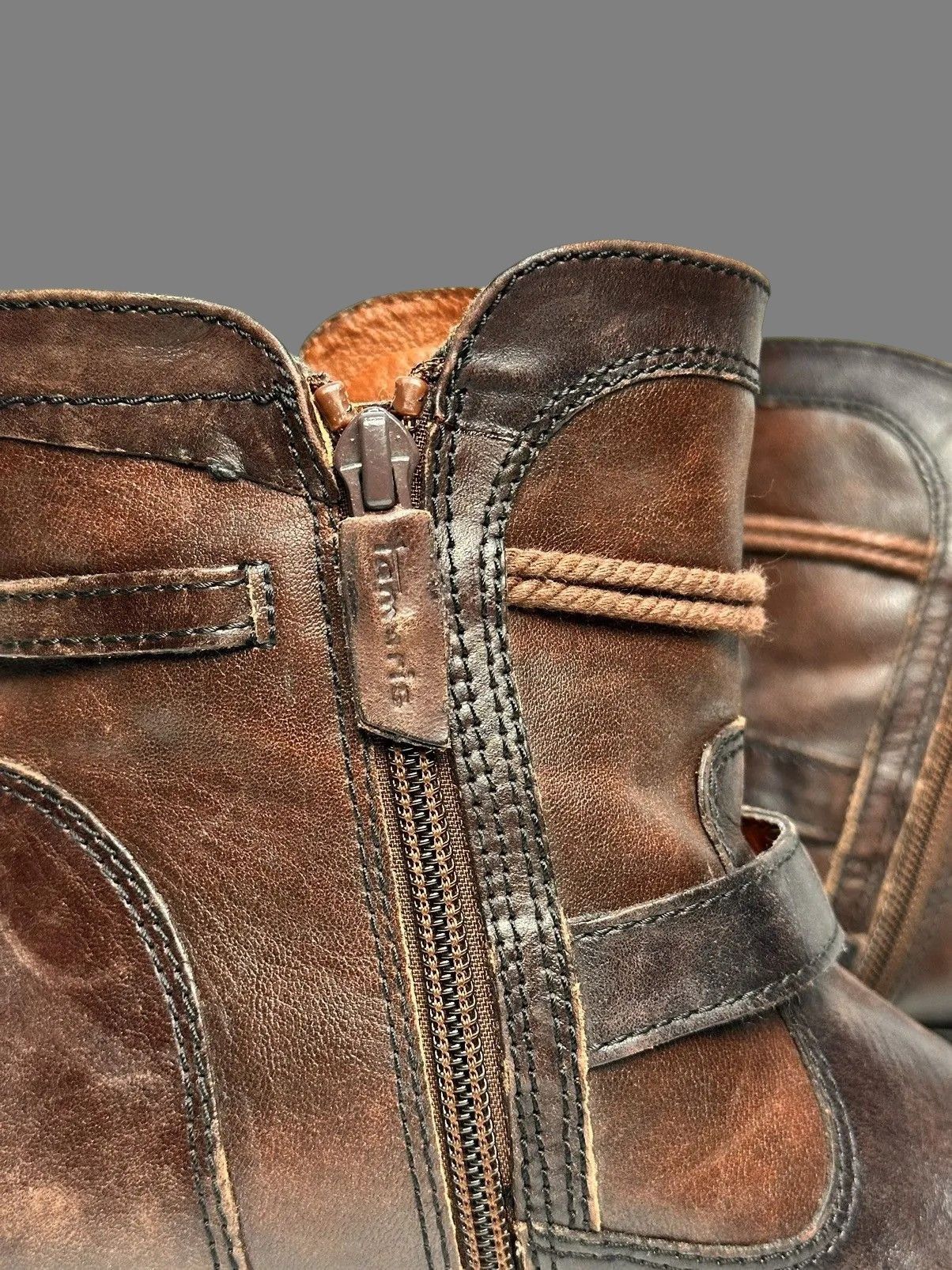 Guidi Vintage DIRK BIKKEMBERGS STYLE Leather Boots Isay Miyake Size US 7 / EU 40 - 9 Thumbnail