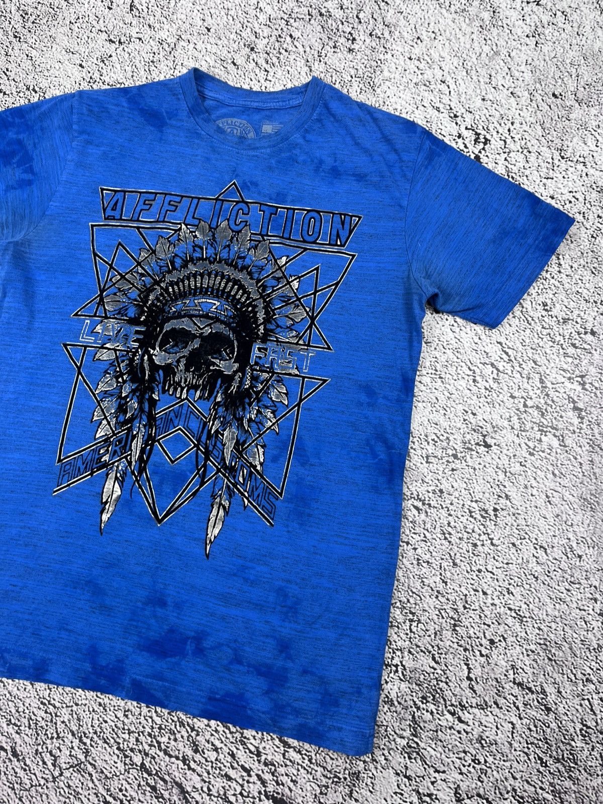 Affliction Mens affliction shirt y2k cross wings mma elite punk Size US S / EU 44-46 / 1 - 3 Thumbnail