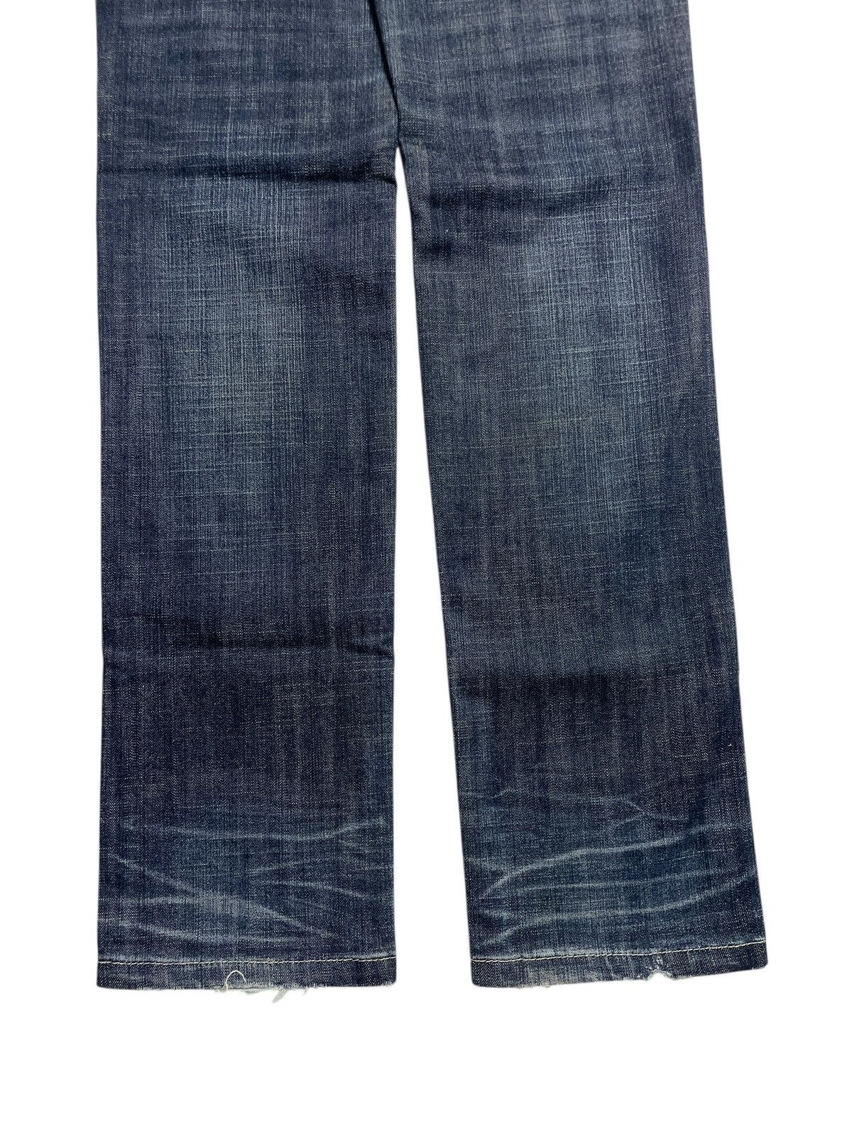 Marithe + Francois Girbaud Marithe Francois Girbaud - Crash Faded Lowrise Denim Pants Size US 29 - 7 Thumbnail