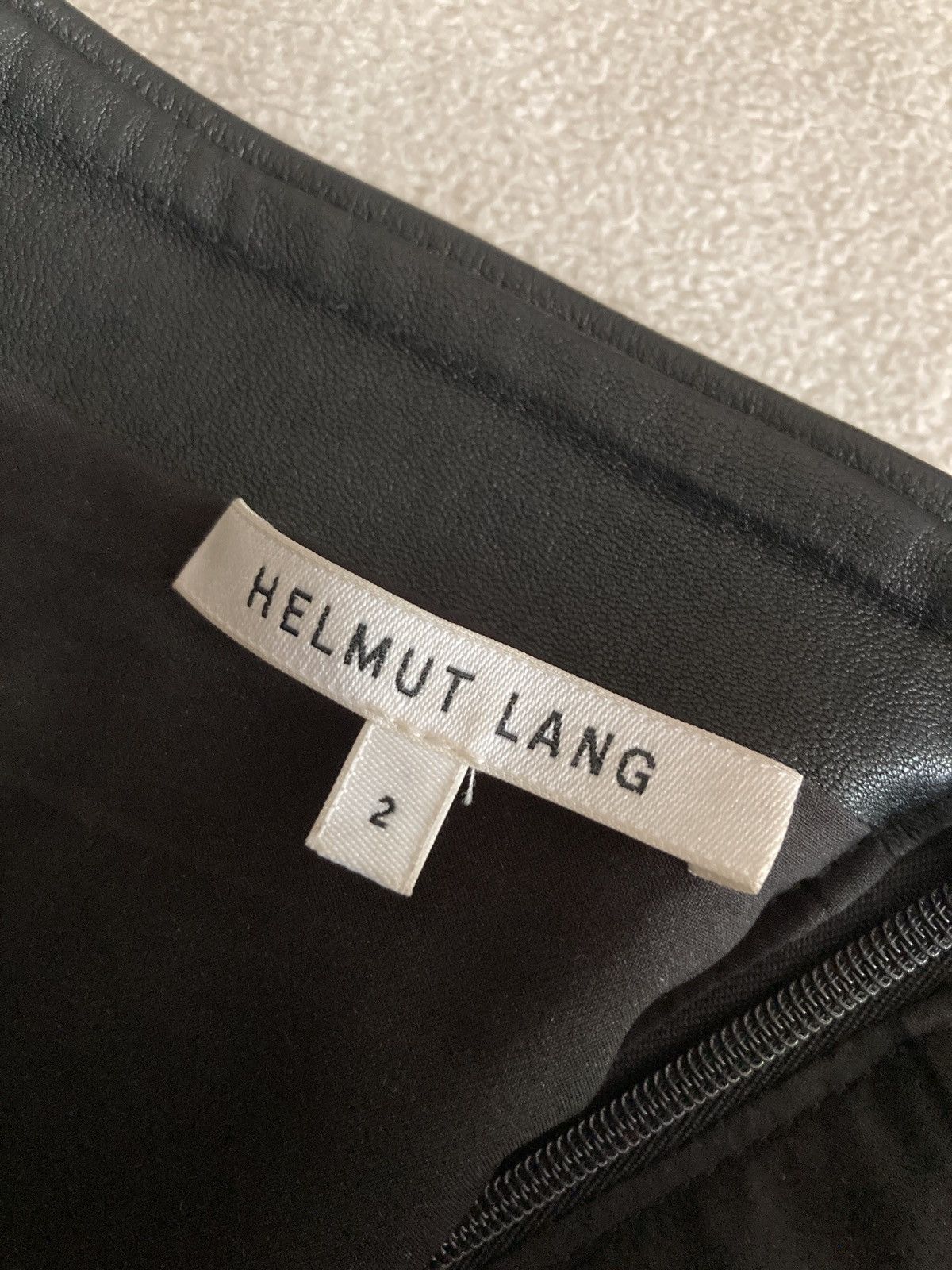 Helmut Lang Lambskin mini dress Size S / US 4 / IT 40 - 2 Thumbnail