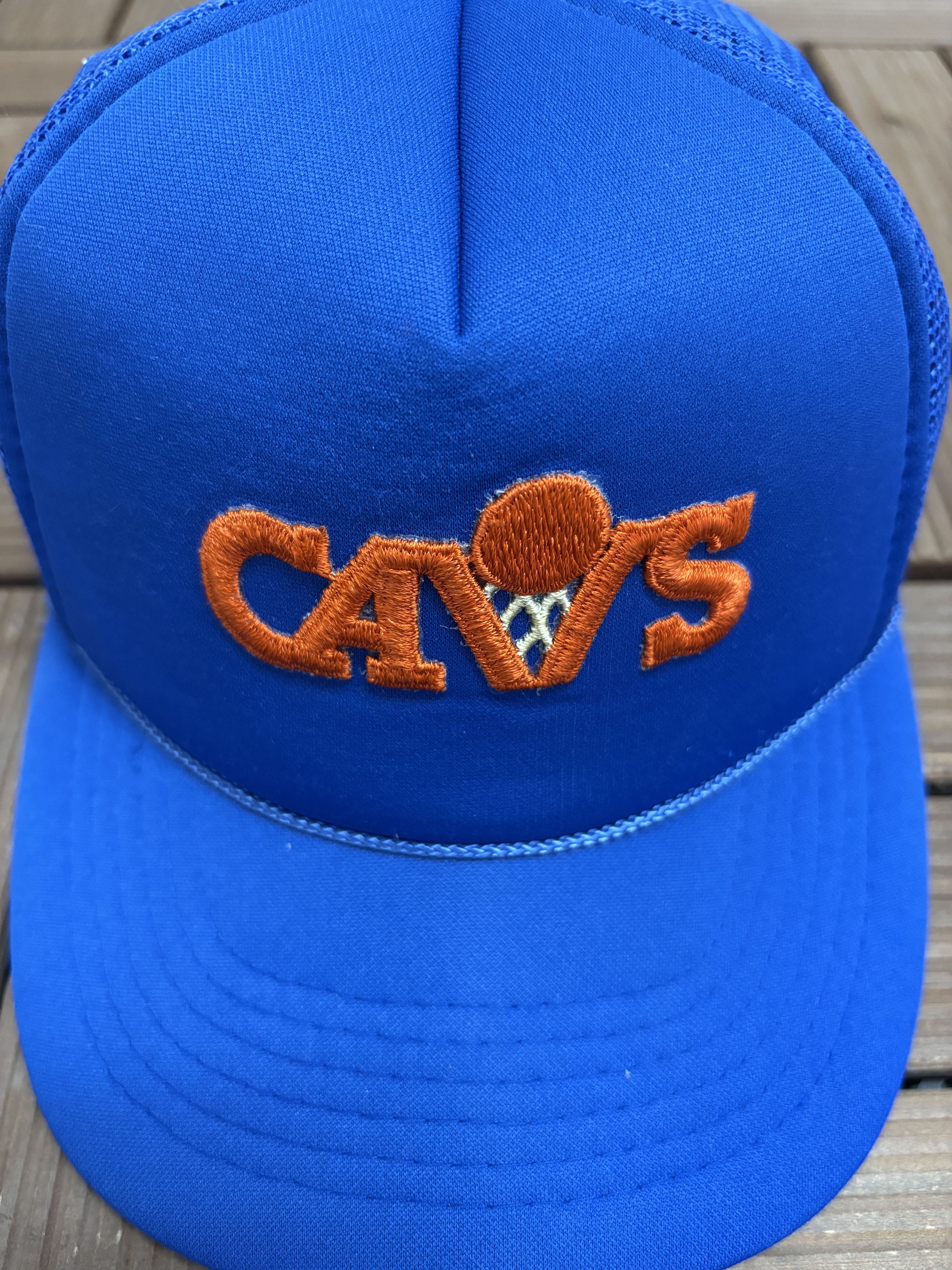 Vintage Cleveland Cavaliers Vintage Blue Trucker Snap Back Hat Size ONE SIZE - 3 Thumbnail