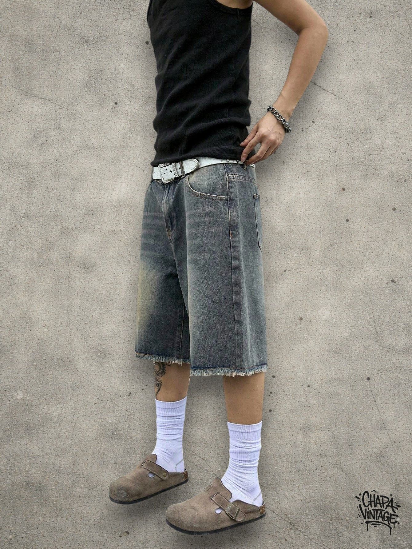 Jean Washed shorts Size US 32 / EU 48 - 1 Thumbnail
