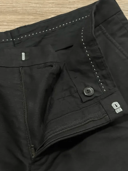 Dries Van Noten Dries Van Noten Black Trousers Size US 31 - 4 Thumbnail