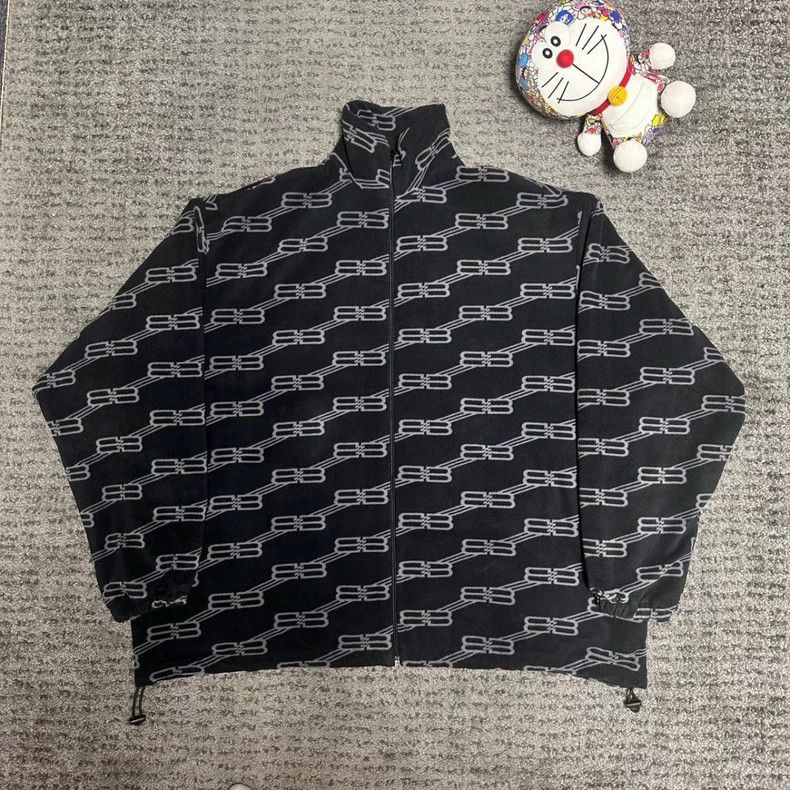 Balenciaga Balenciaga SS23 BB Monogram Wool Coat Size US L / EU 52-54 / 3 - 1 Thumbnail
