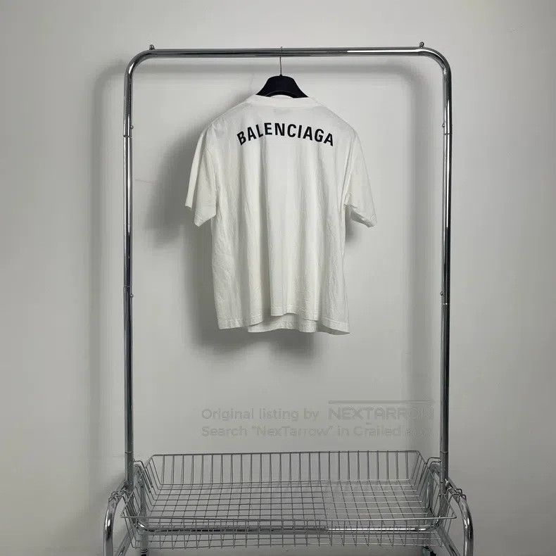 Balenciaga Balenciaga Back Logo Short Sleeve Size US S / EU 44-46 / 1 - 1 Thumbnail