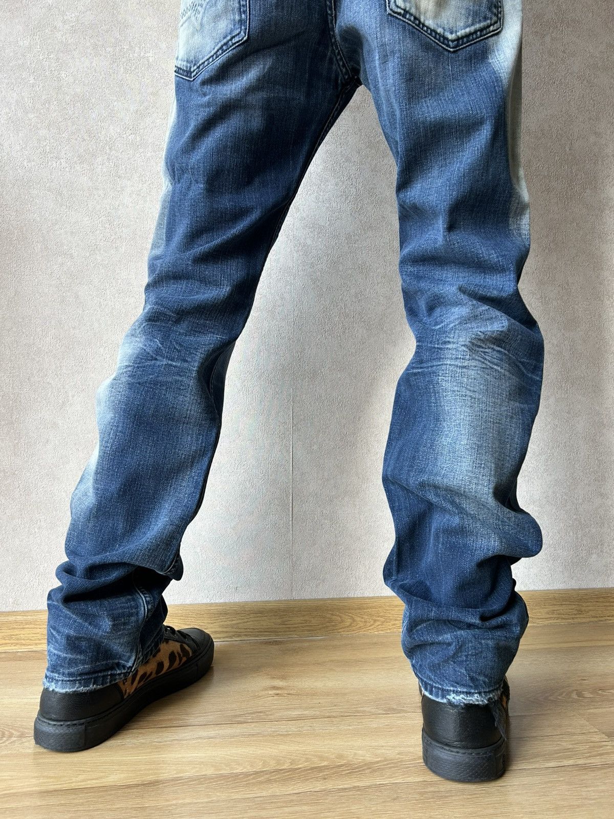 Diesel Diesel Safado Blue Eyecons 2015/1 Denim Jeans Y2K Size US 34 / EU 50 - 7 Thumbnail