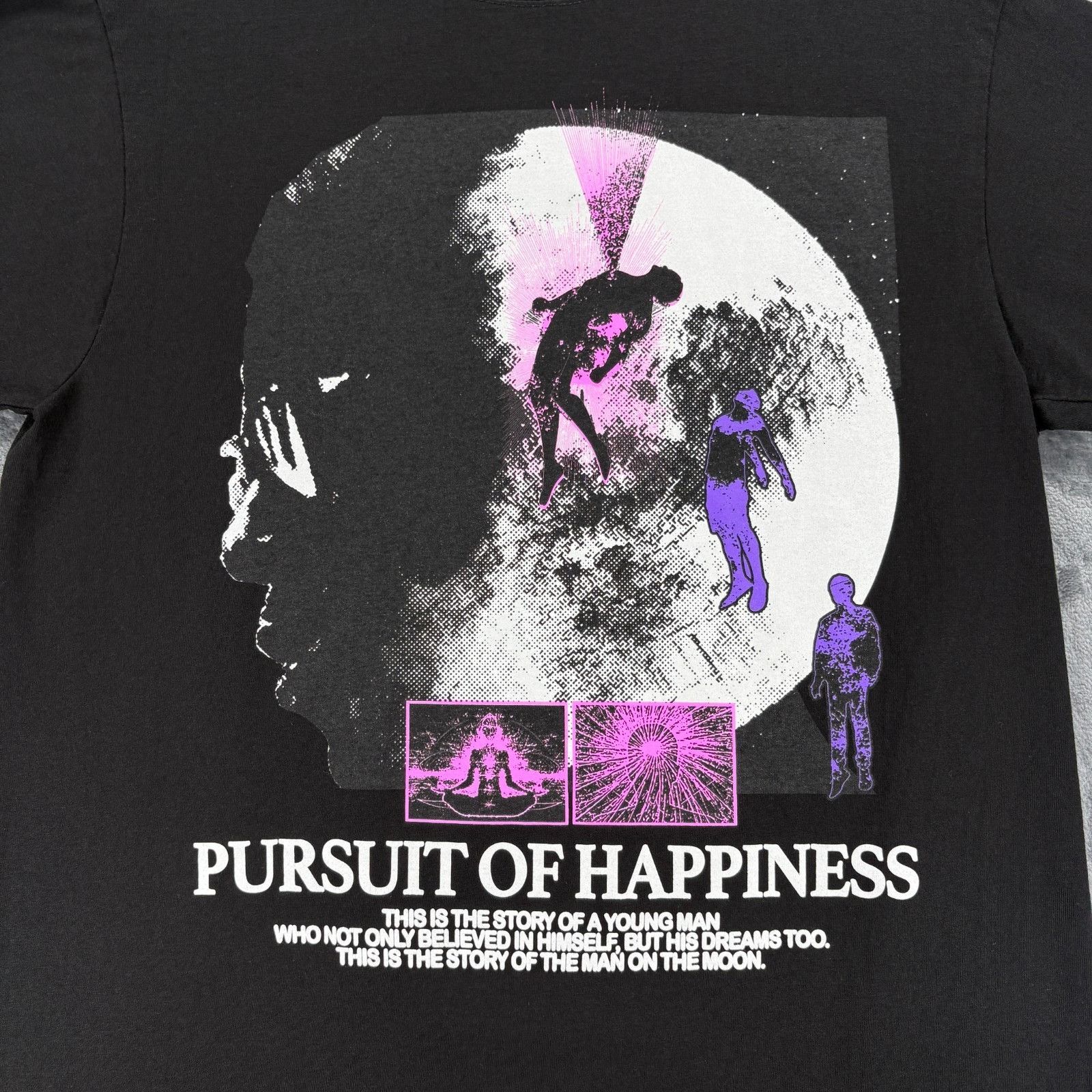 Other Kid Cudi Pursuit Of Happiness Heavy T Shirt Men L Man On T Size US L / EU 52-54 / 3 - 3 Thumbnail