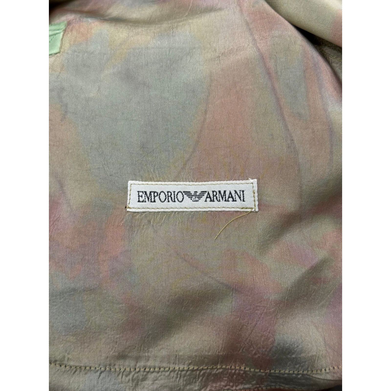 Giorgio Armani 1990s Emporio Armani iridescent camo coat Size M / US 6-8 / IT 42-44 - 7 Thumbnail