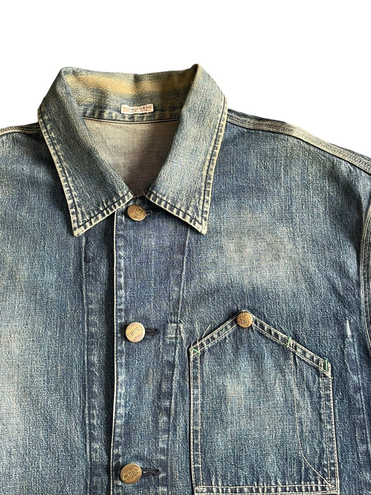 Sugar Cane Vintage Sugar Cane Union Made Chore Jacket Size US L / EU 52-54 / 3 - 7 Thumbnail