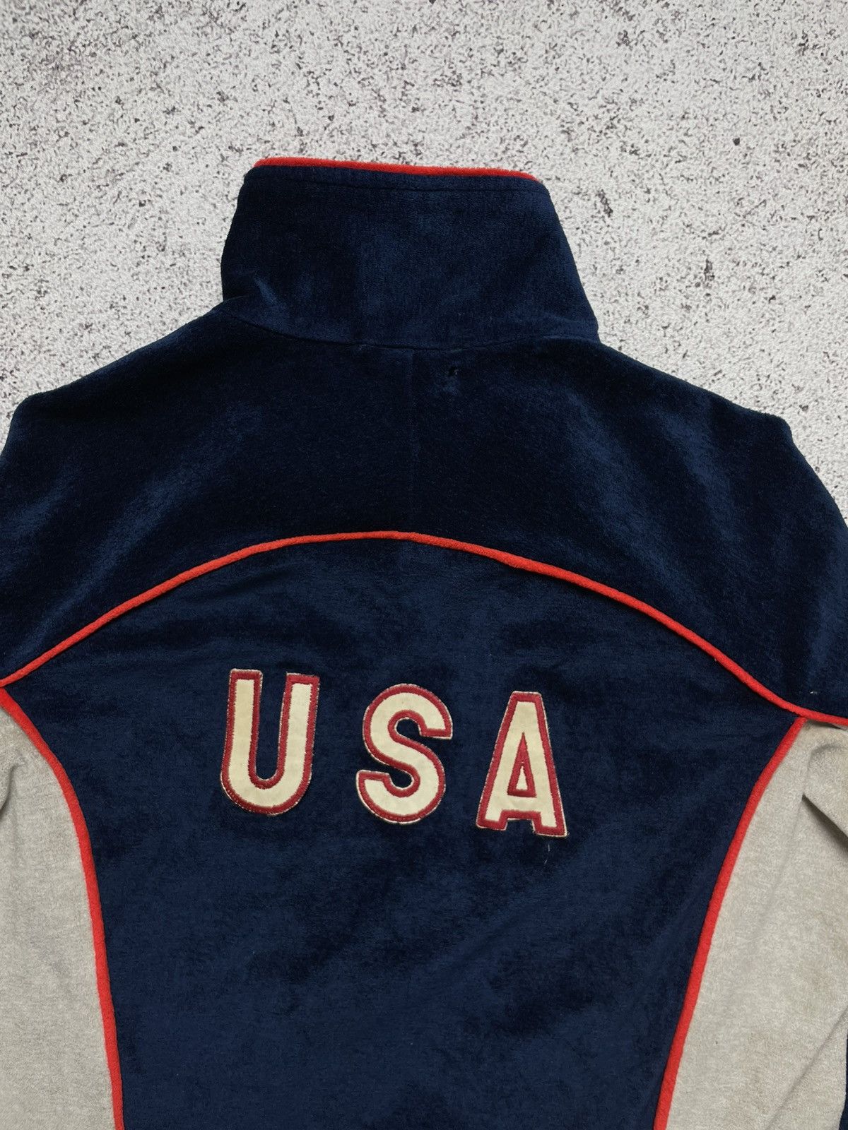 Vintage 1980s Levis - Vintage USA Olympic Track Jacket Size US M / EU 48-50 / 2 - 7 Thumbnail