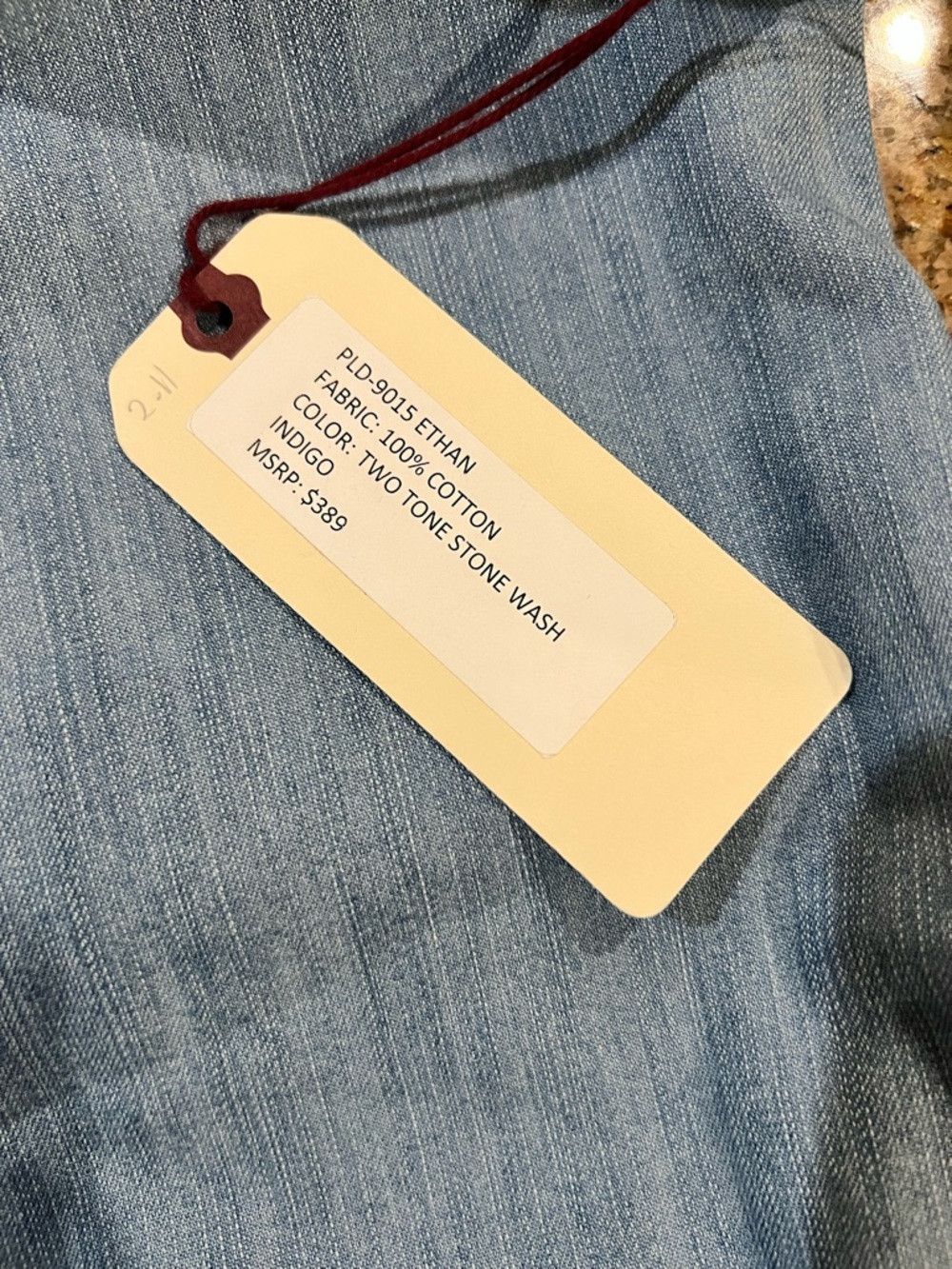 Other La Bohème Ethan Denim Jumpsuit Two Tone Stone Wash Indigo N Size 27" / US 4 / IT 40 - 8 Thumbnail