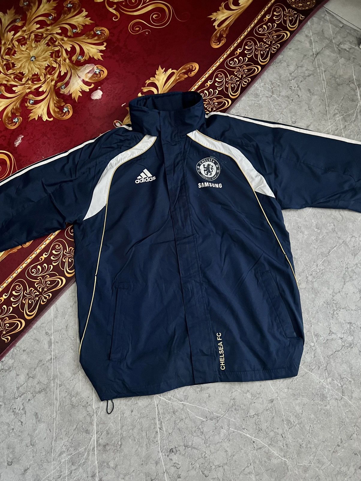 Adidas (SOLD OUT) 00s Adidas Chelsea Track Jacket Size US L / EU 52-54 / 3 - 3 Thumbnail