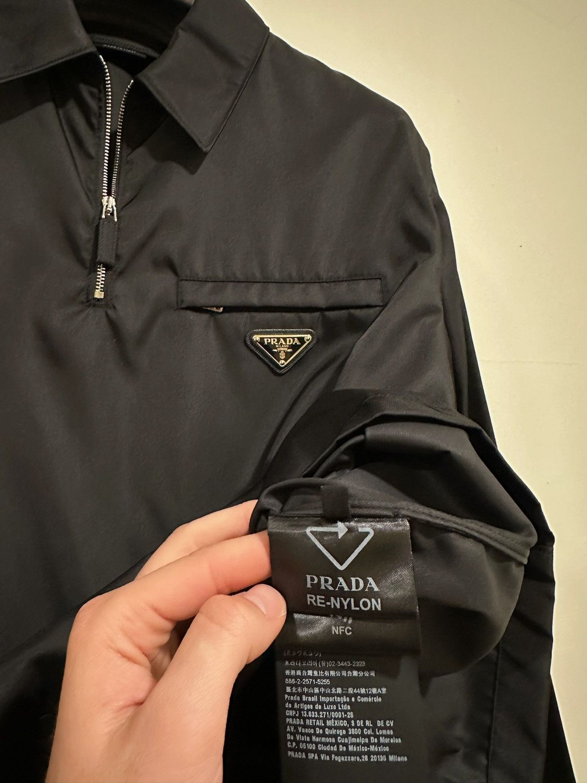 Prada RARE Prada 1/4 Zip Windbreaker Size US L / EU 52-54 / 3 - 6 Thumbnail
