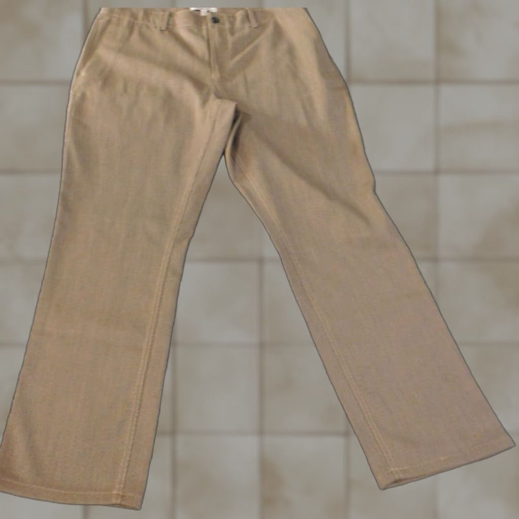 Banana Republic Banana Republic Pants Women 36 Straight Chino Brown Wool Cotton 30 Inseam Regular Rise Mid 8.5-10.5 Zipper Stretch American Vintage: No Size 25" / US 0 / IT 36 - 1 Thumbnail