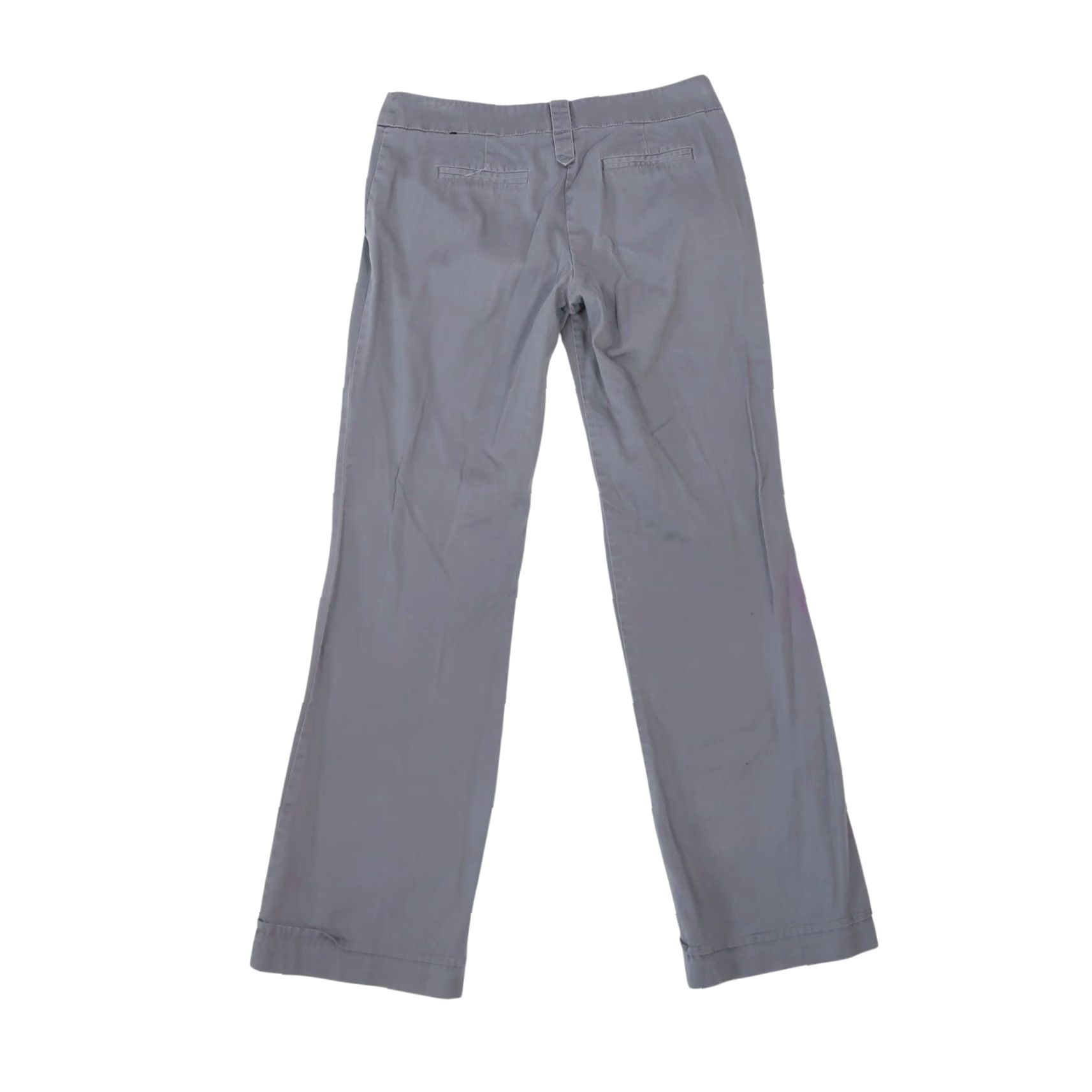 Vintage VINTAGE Flirtatious Pants Women Low Rise Bootcut Gray 5 Regular Cotton Inseam 29 Casual Size 27" / US 4 / IT 40 - 3 Thumbnail