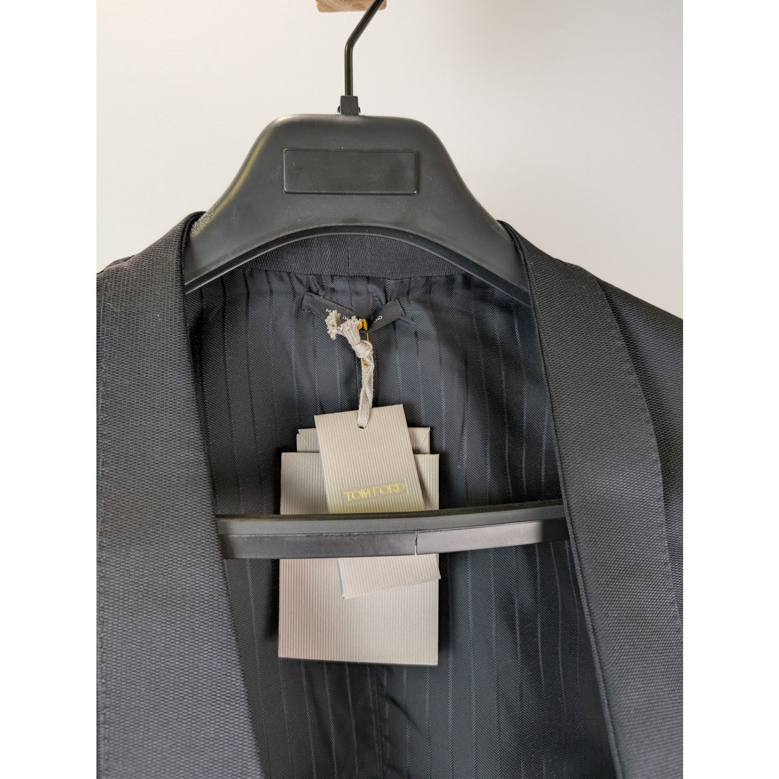 Tom Ford o1rshd1 Double-Breasted Tuxedo vest in Black Size US L / EU 52-54 / 3 - 9 Thumbnail