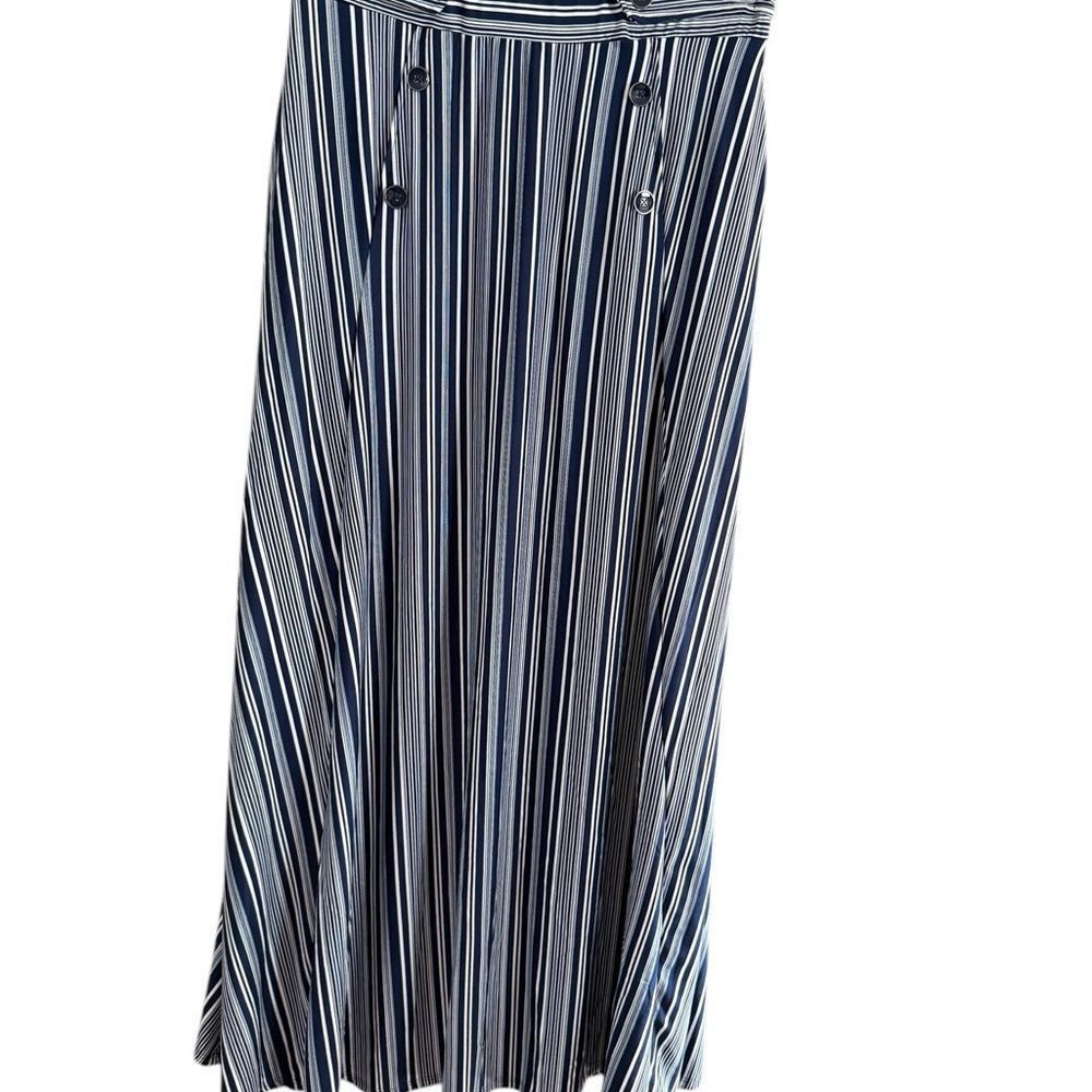 Other Robert Louis Black and White A-Line Midi Skirt Size 32" / US 10 / IT 46 - 1 Thumbnail