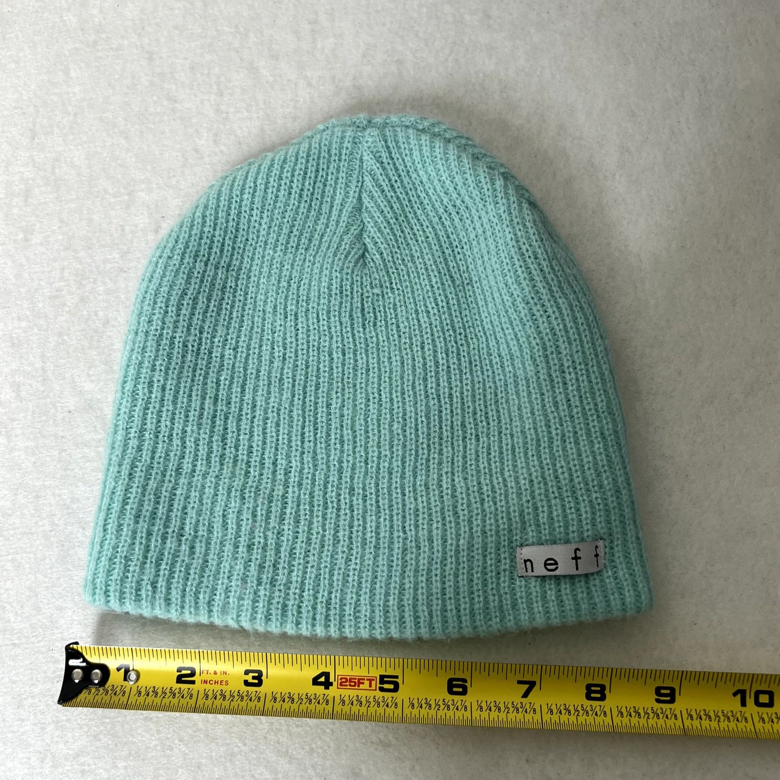 NEFF Neff Blue Knit Beanie Hat Size ONE SIZE - 5 Thumbnail