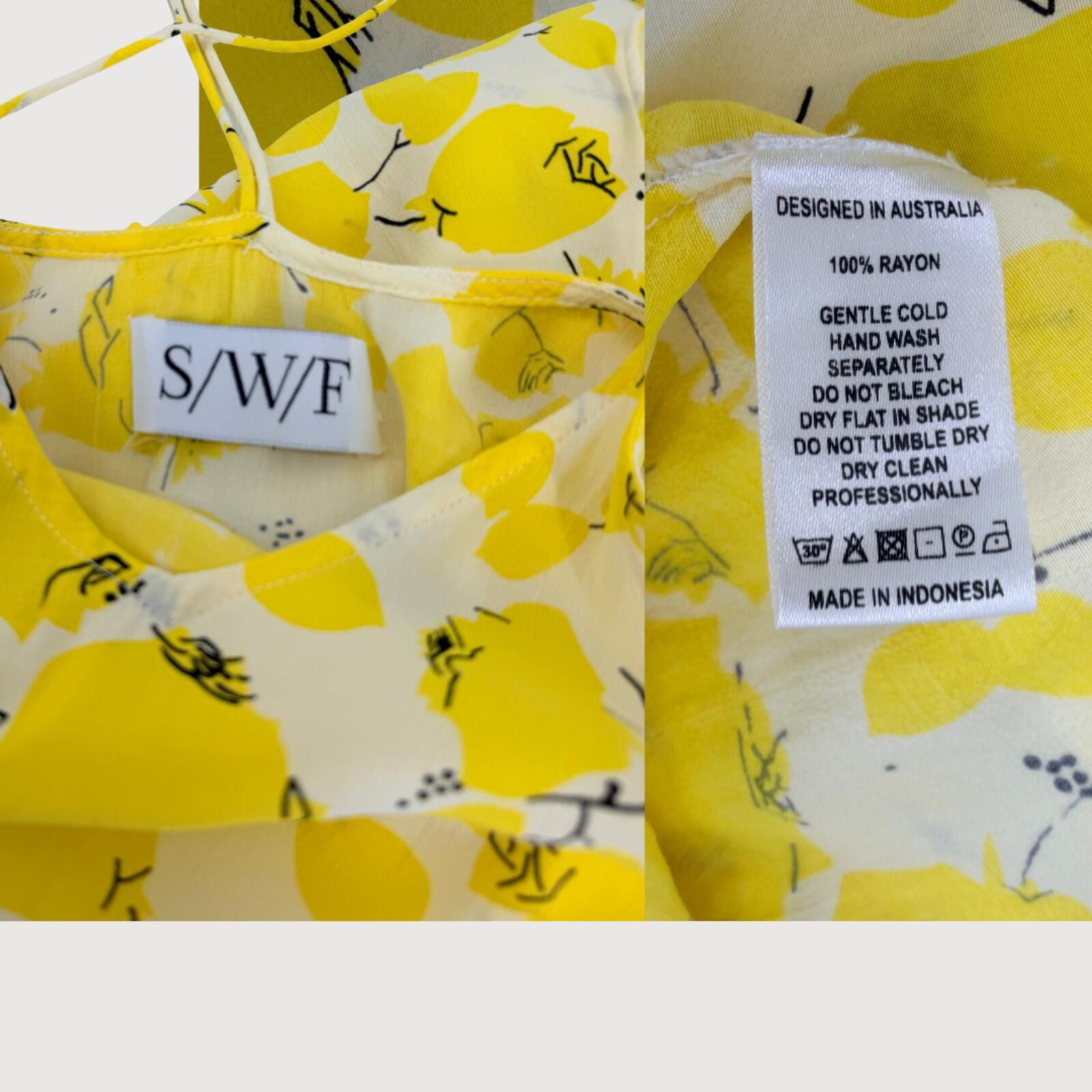 Other S/W/F Amalfi Lemon Maxi Slip Dress Yellow XS Size S / US 4 / IT 40 - 4 Thumbnail