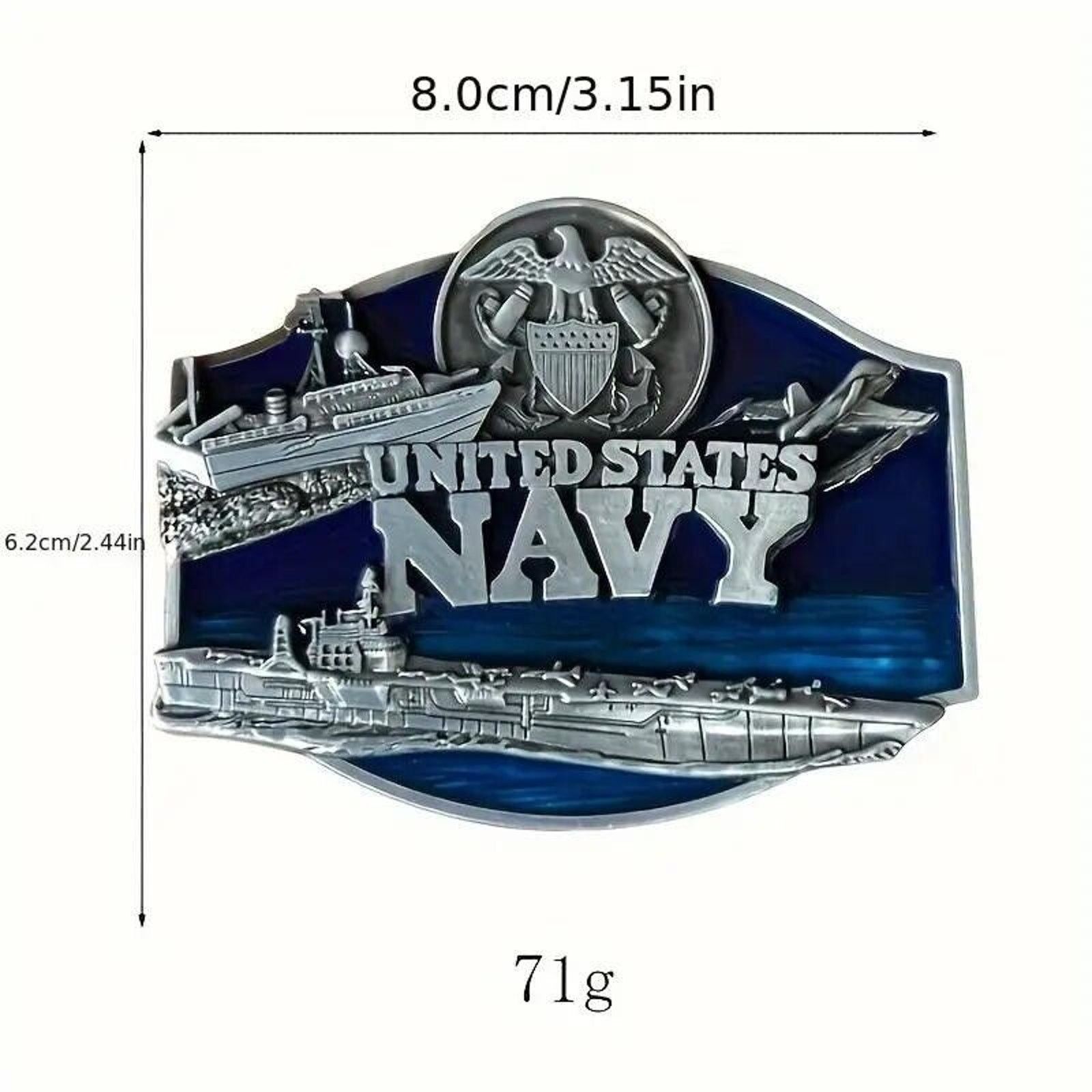 Other Jet Fighter & Aircraft Carrier U.S. Navy Belt Buckle Size ONE SIZE - 3 Thumbnail