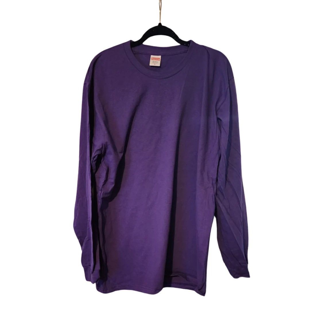 Supreme supreme purple longsleeve Size US XL / EU 56 / 4 - 1 Thumbnail