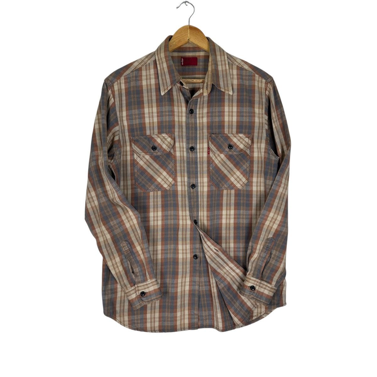 Cowboy Equipment × LVC × Levi's ☀️LEVIS RED TAB FLANNEL TARTAN BUTTON SHIRTS Size US M / EU 48-50 / 2 - 1 Thumbnail