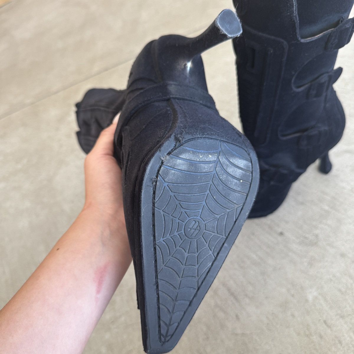 New Rock × Vetements Vetements New Rock Velvet Biker Boot Size US 8 / IT 38 - 5 Thumbnail