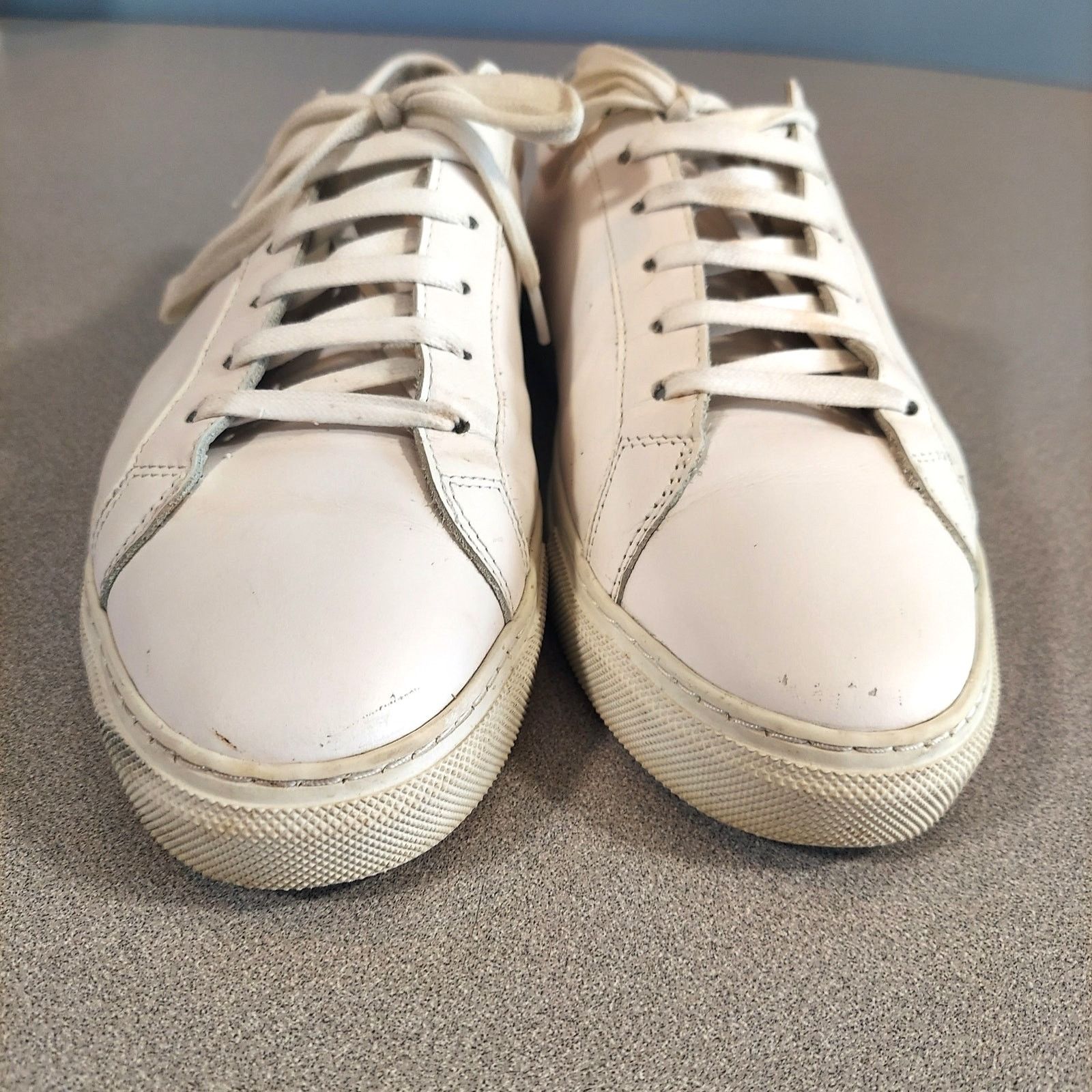 TAFT Taft Shoes Mens US Size 9 (EU 42) White Leather Sneakers Size US 9 / EU 42 - 2 Thumbnail