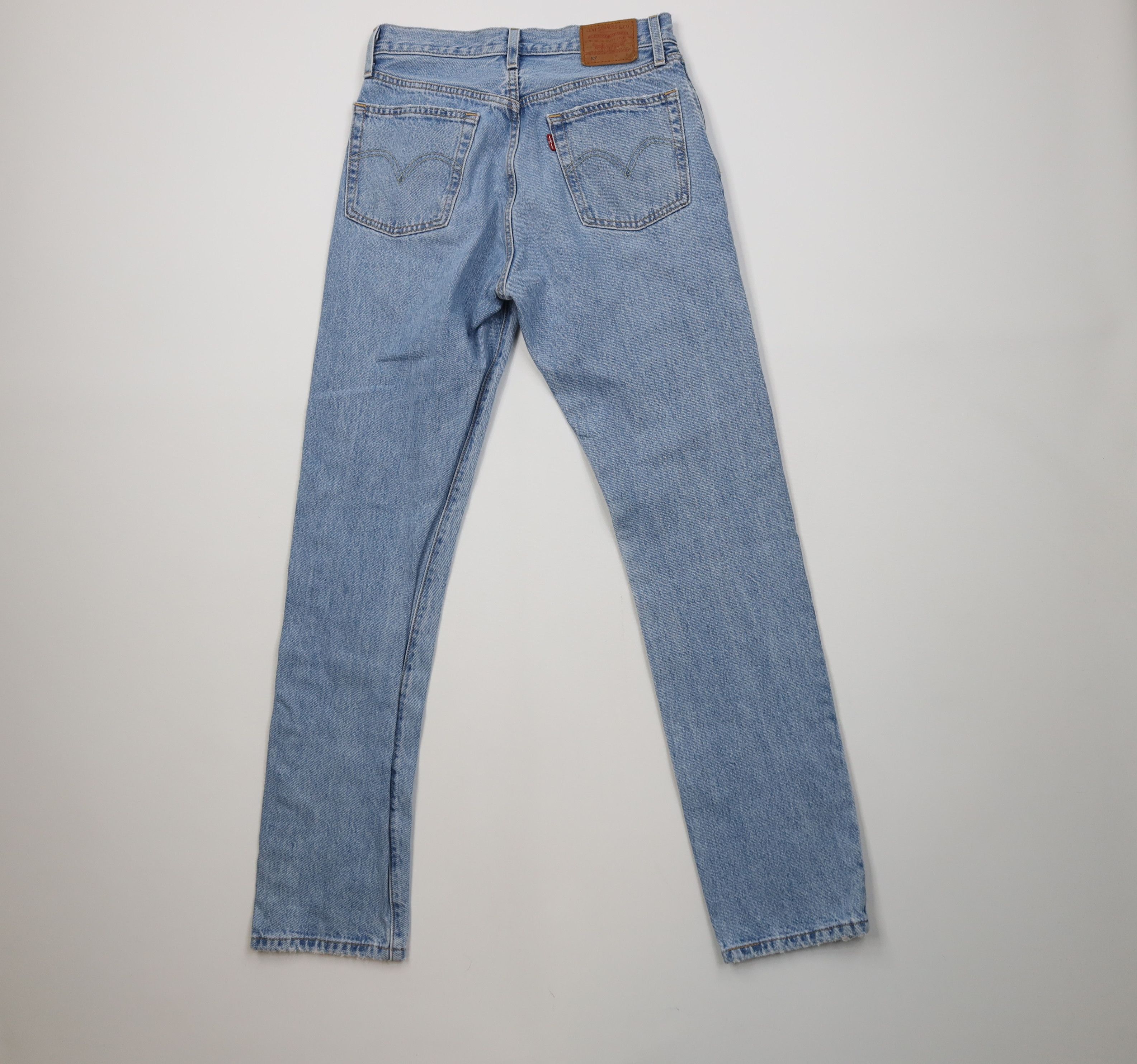 Levi's Vintage Y2K Levis 501xx Premium Original Straight Leg Jeans Size 27" / US 4 / IT 40 - 10 Thumbnail