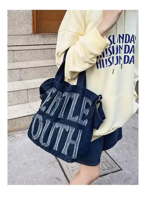 Misunderstood Denim Crossbody Bags Unisex Size ONE SIZE - 4 Thumbnail