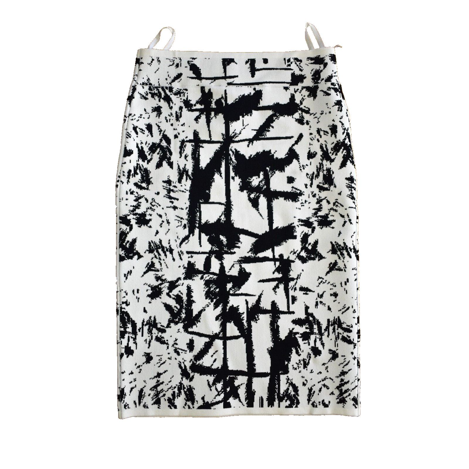 Bcbgmaxazria NEW BCBG MAXAZRIA Pavel Stretch Knit Rayon Pencil Skirt XS Size 24" / US 00 / IT 34 - 2 Thumbnail