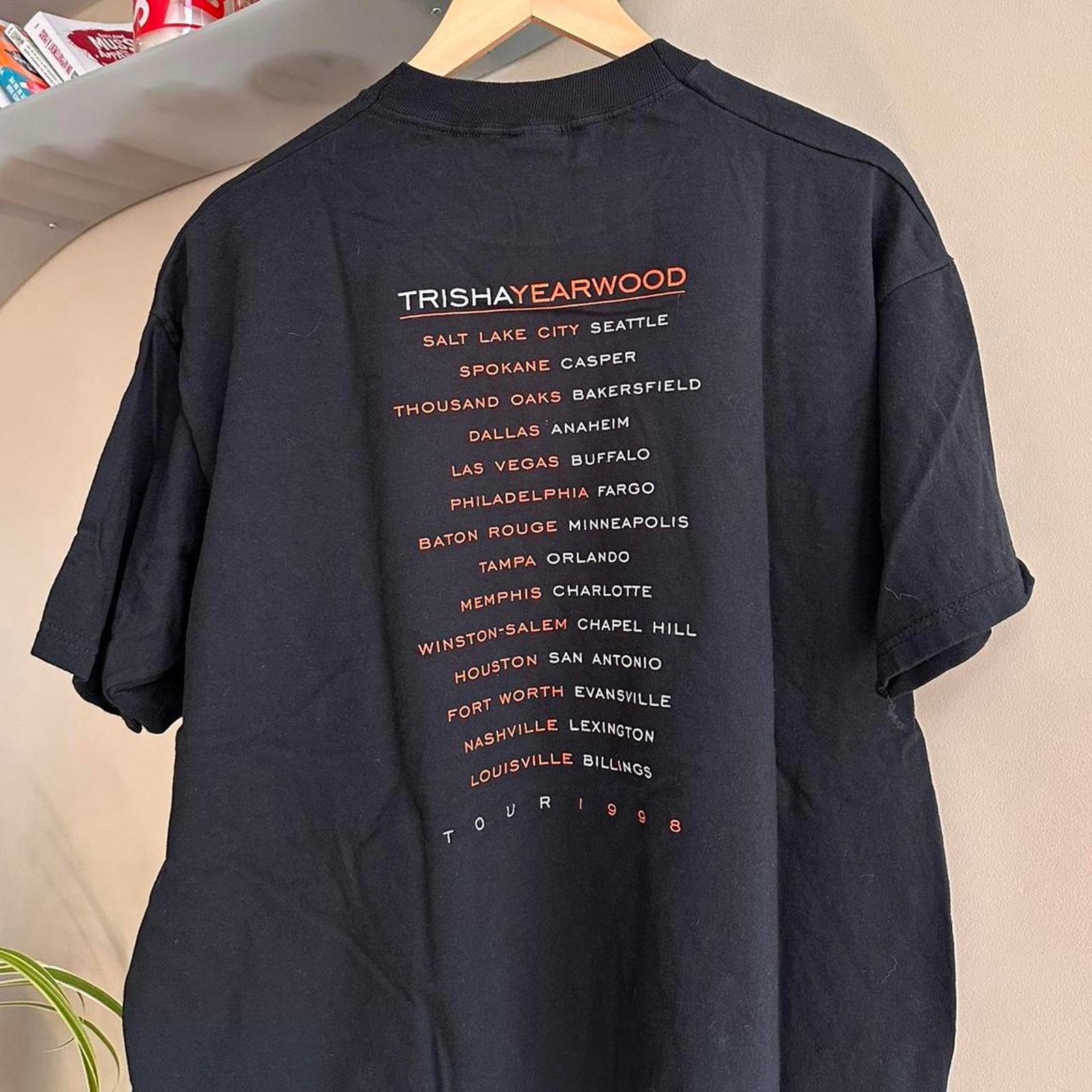 Band Tees × Fruit Of The Loom × Vintage Vintage 1998 Trisha Yearwood Size US XL / EU 56 / 4 - 5 Thumbnail