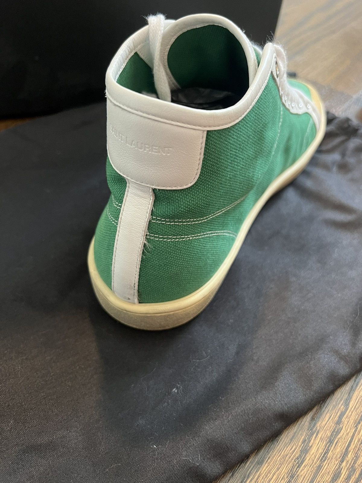 Saint Laurent Paris Saint Laurent green Tennis shoes Size US 9 / EU 42 - 6 Thumbnail