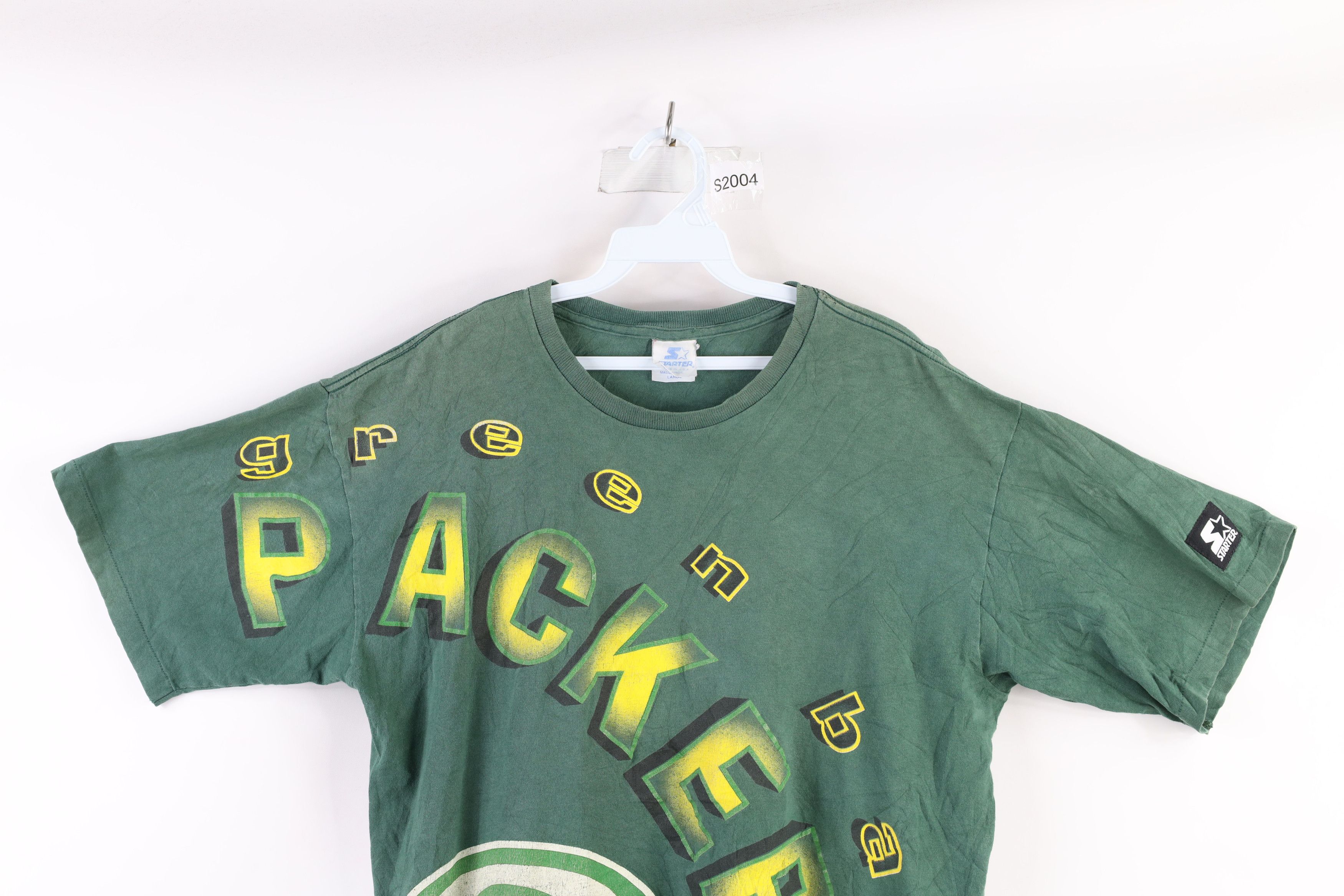 Starter × Vintage Vintage 90s Starter Green Bay Packers Football T-Shirt USA Size US L / EU 52-54 / 3 - 2 Thumbnail