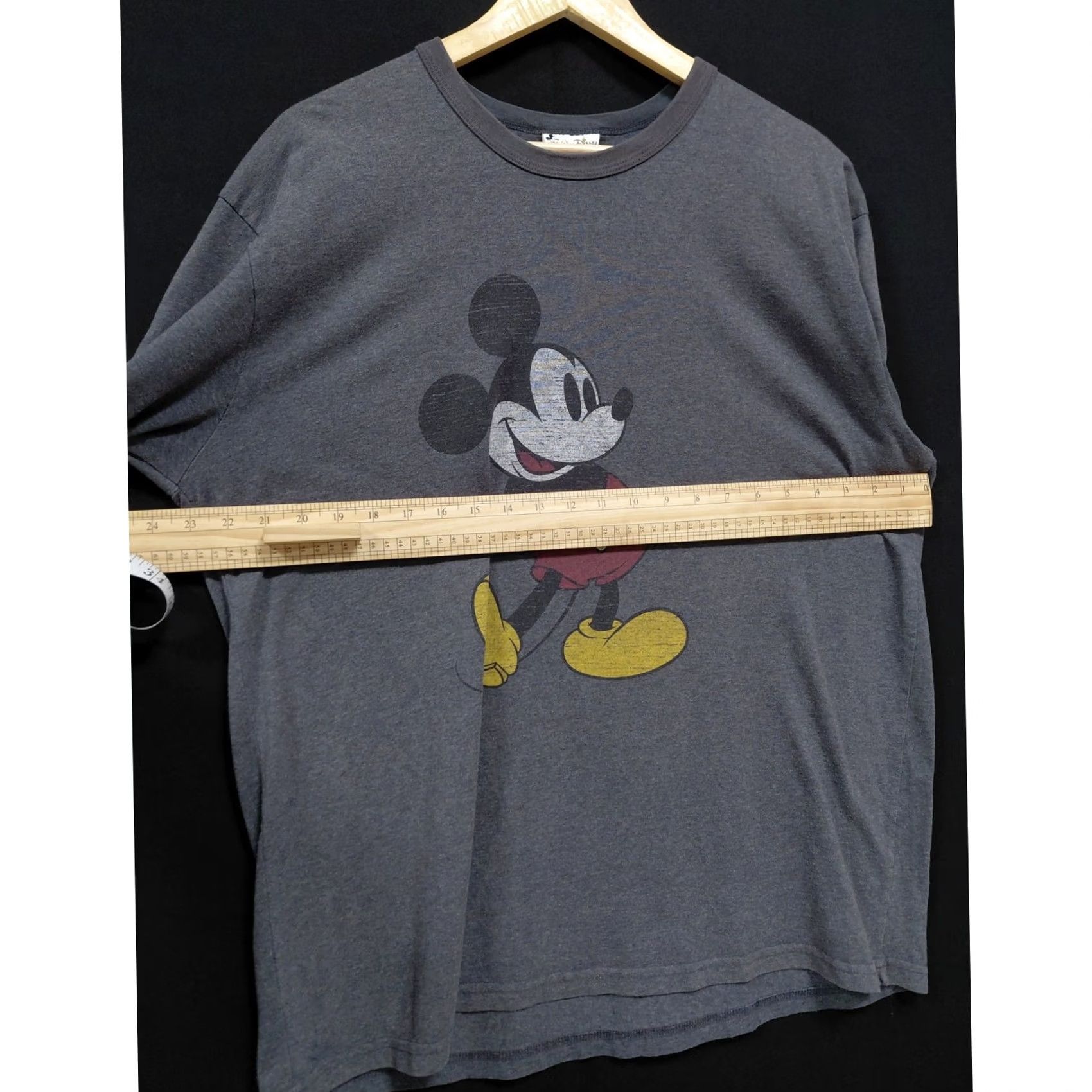 Disney Walt Disney World Shirt Mens XL Gray Mickey Mouse Graphic Print Knit Men Size Size US XL / EU 56 / 4 - 7 Thumbnail