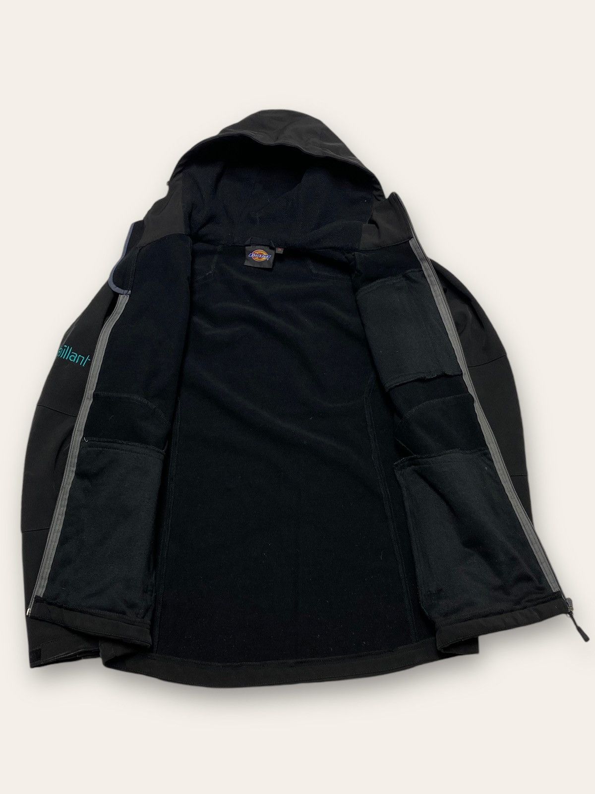 Dickies Vintage DICKIES Black Hooded Zipped Softshell Size US L / EU 52-54 / 3 - 6 Thumbnail