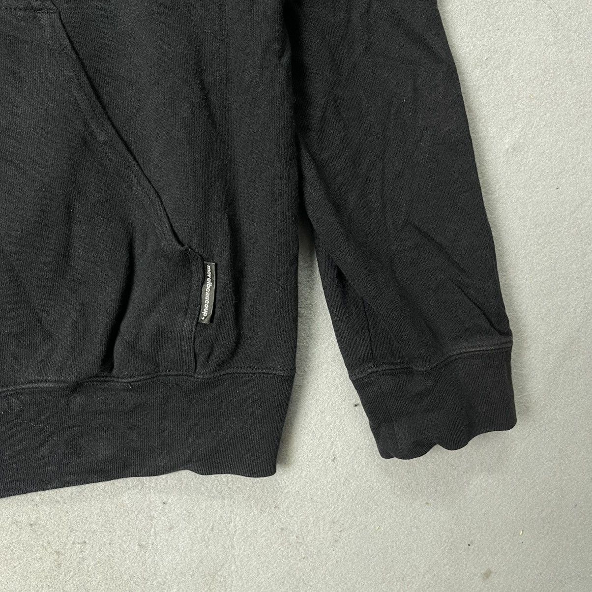 mercibeaucoup mercibeaucoup Black Zip-Up Hoodie High Collar 100% Cotton Size US M / EU 48-50 / 2 - 6 Thumbnail