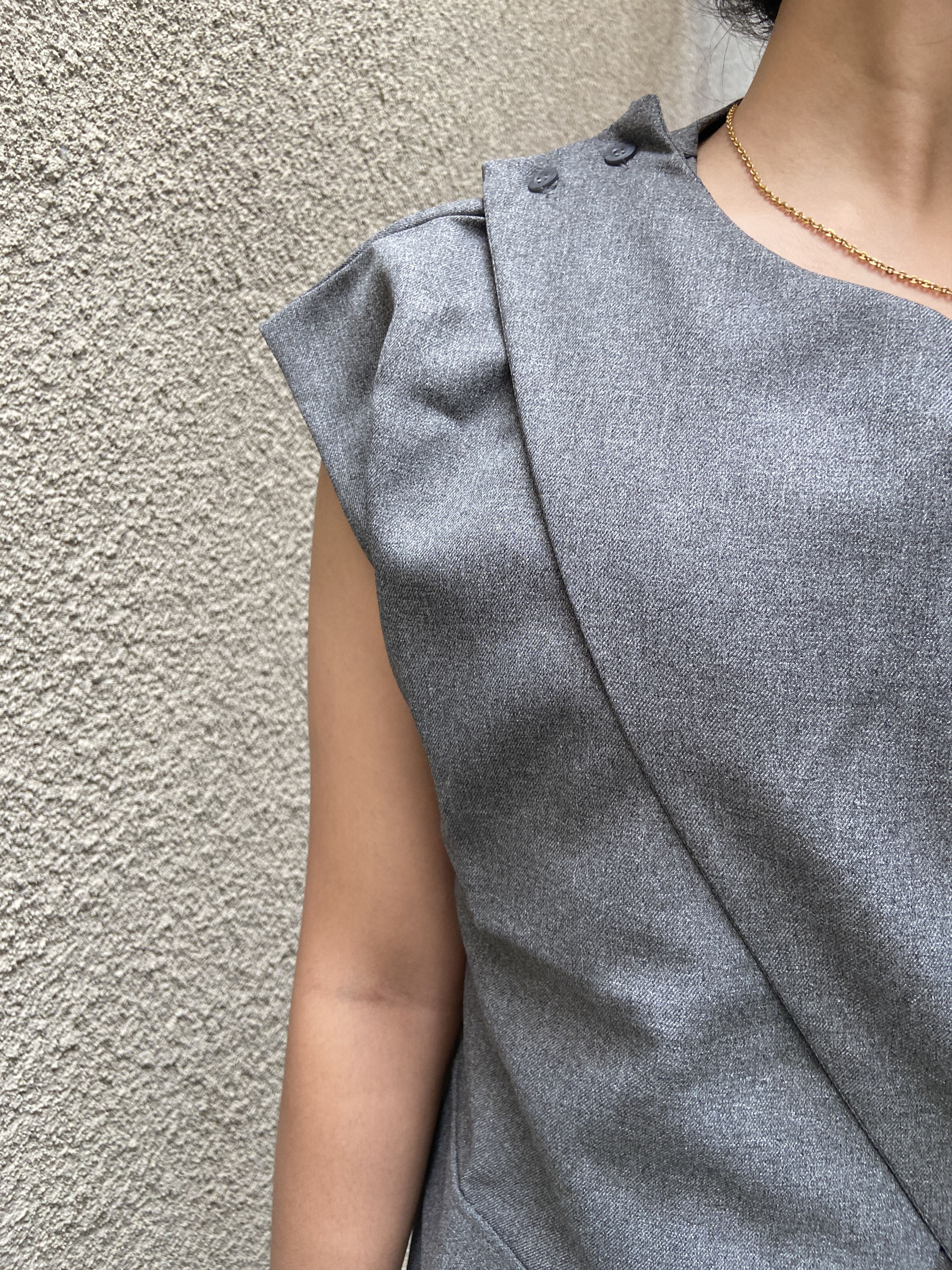 Mango TASTELLA Xafira Vest Natural Grey Size ONE SIZE - 7 Thumbnail