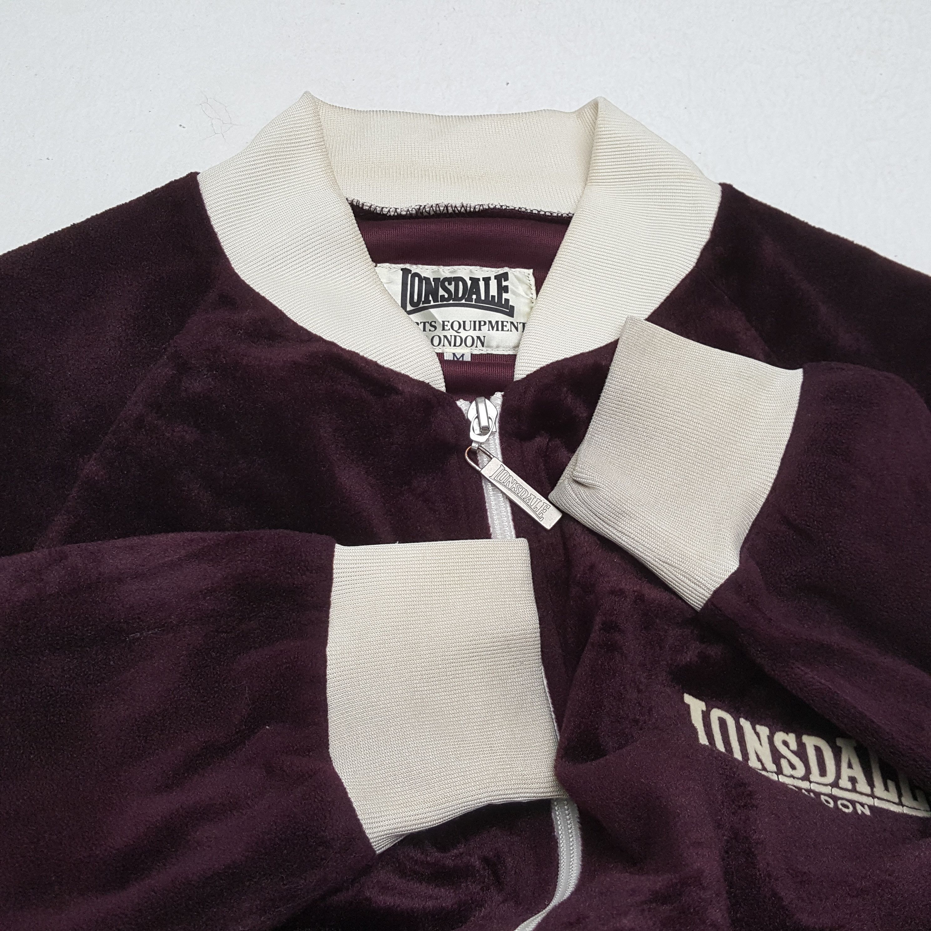 Lonsdale × Vintage Vintage LONSDALE Landon Fashion Brand Zipper Sweater Jacket Size US M / EU 48-50 / 2 - 10 Thumbnail