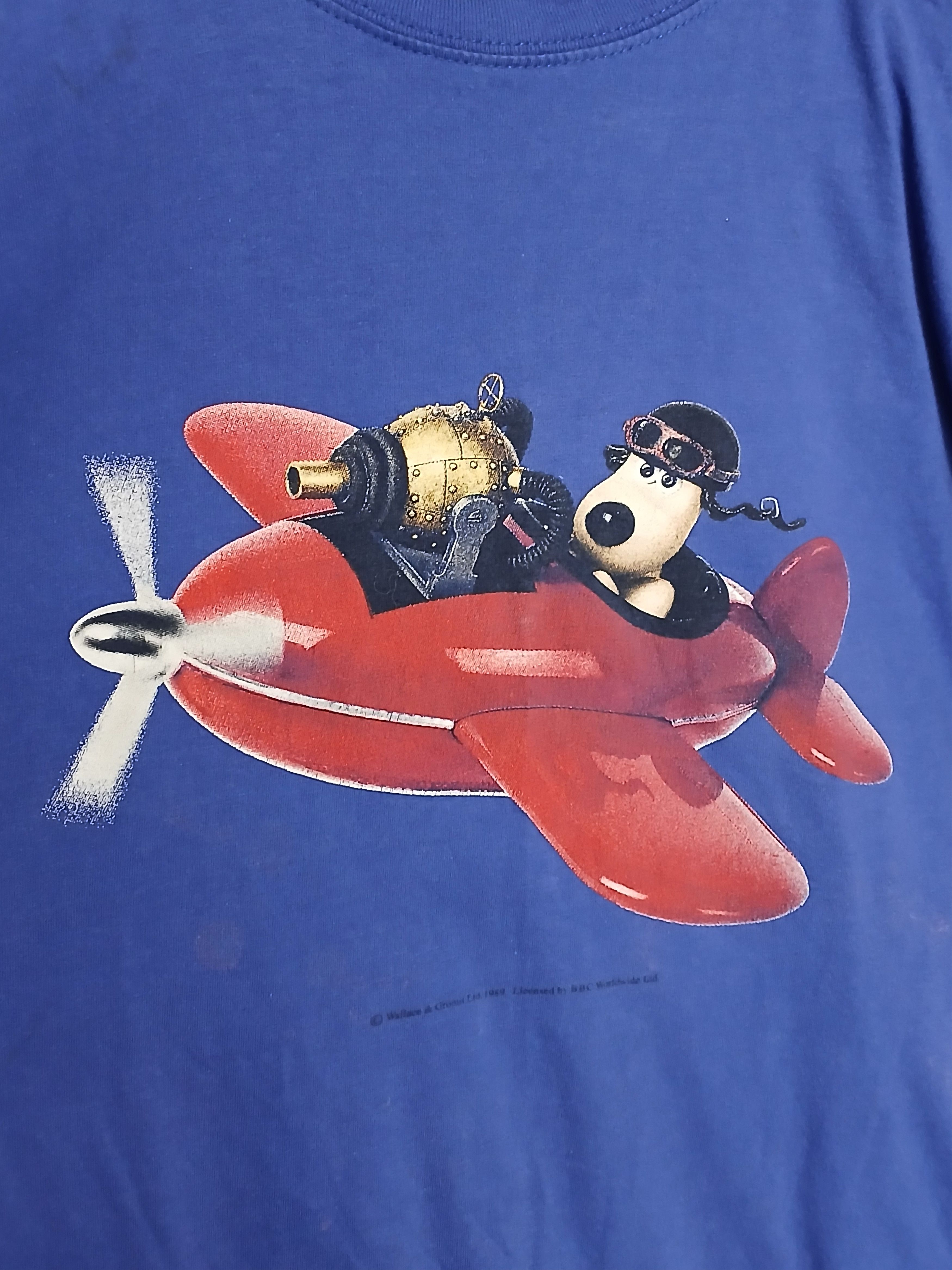 Vintage Vintage Wallace & Gromit T-Shirt Size US M / EU 48-50 / 2 - 3 Thumbnail