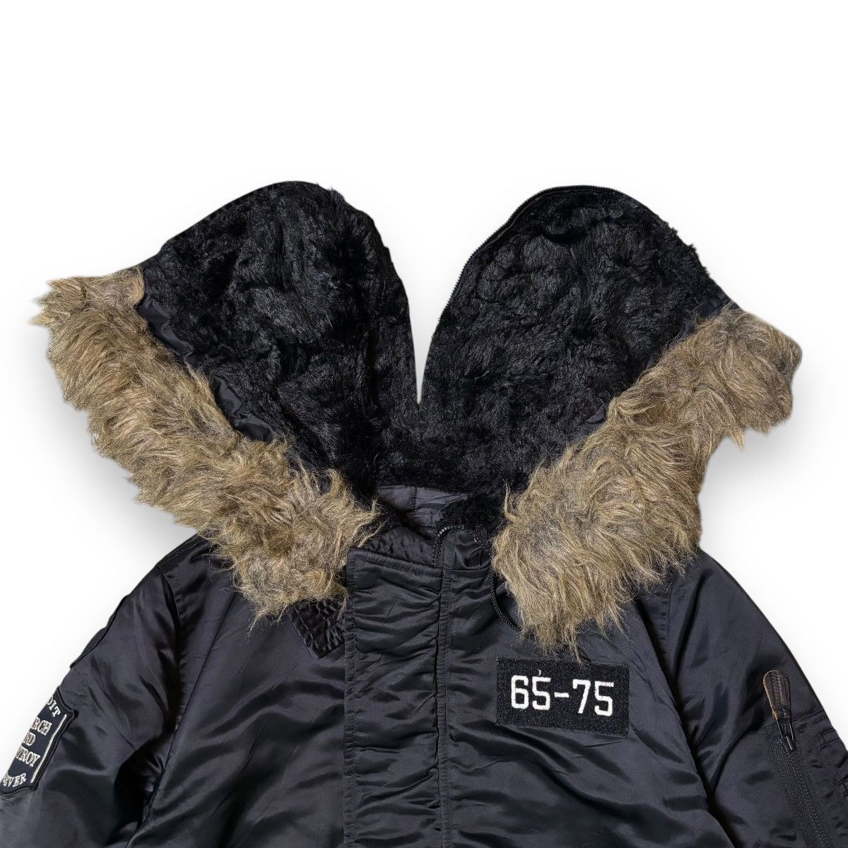 Hysteric Glamour × If Six Was Nine × Le Grande Bleu (L.G.B.) Hysteric Glamour Ifsixwasnine LGB Style fur jacket Y2K japan Size US M / EU 48-50 / 2 - 4 Thumbnail