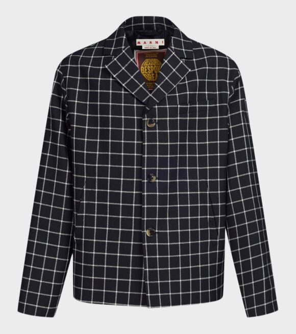 Marni o1y0225 Checked Blazer in Black/White Size US M / EU 48-50 / 2 - 1 Thumbnail