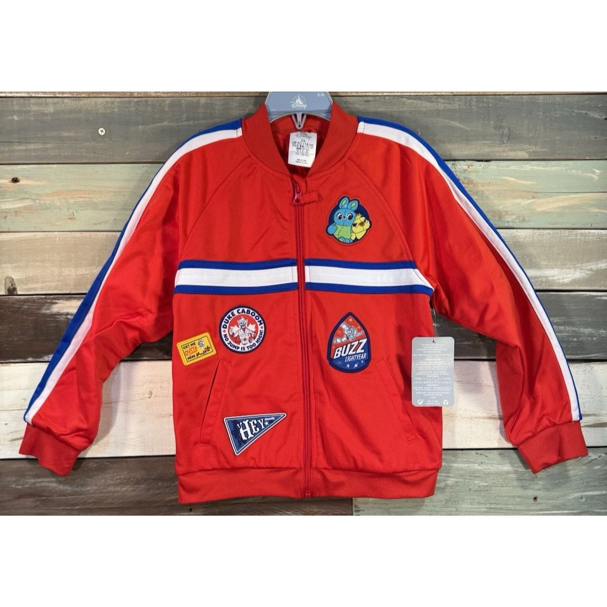 Disney Disney Pixar TOY STORY Boys 5/6 Track Style Windbreaker Zip Size US S / EU 44-46 / 1 - 1 Thumbnail
