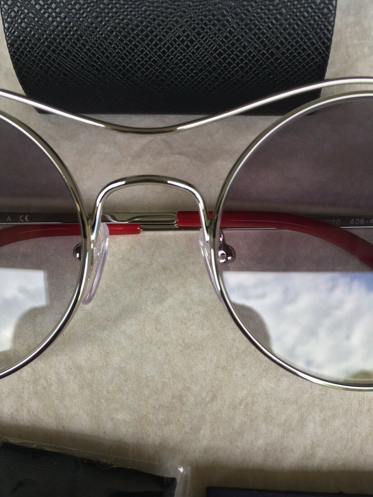 Prada PRADA Round Sunglasses SPR 55V Size ONE SIZE - 5 Thumbnail
